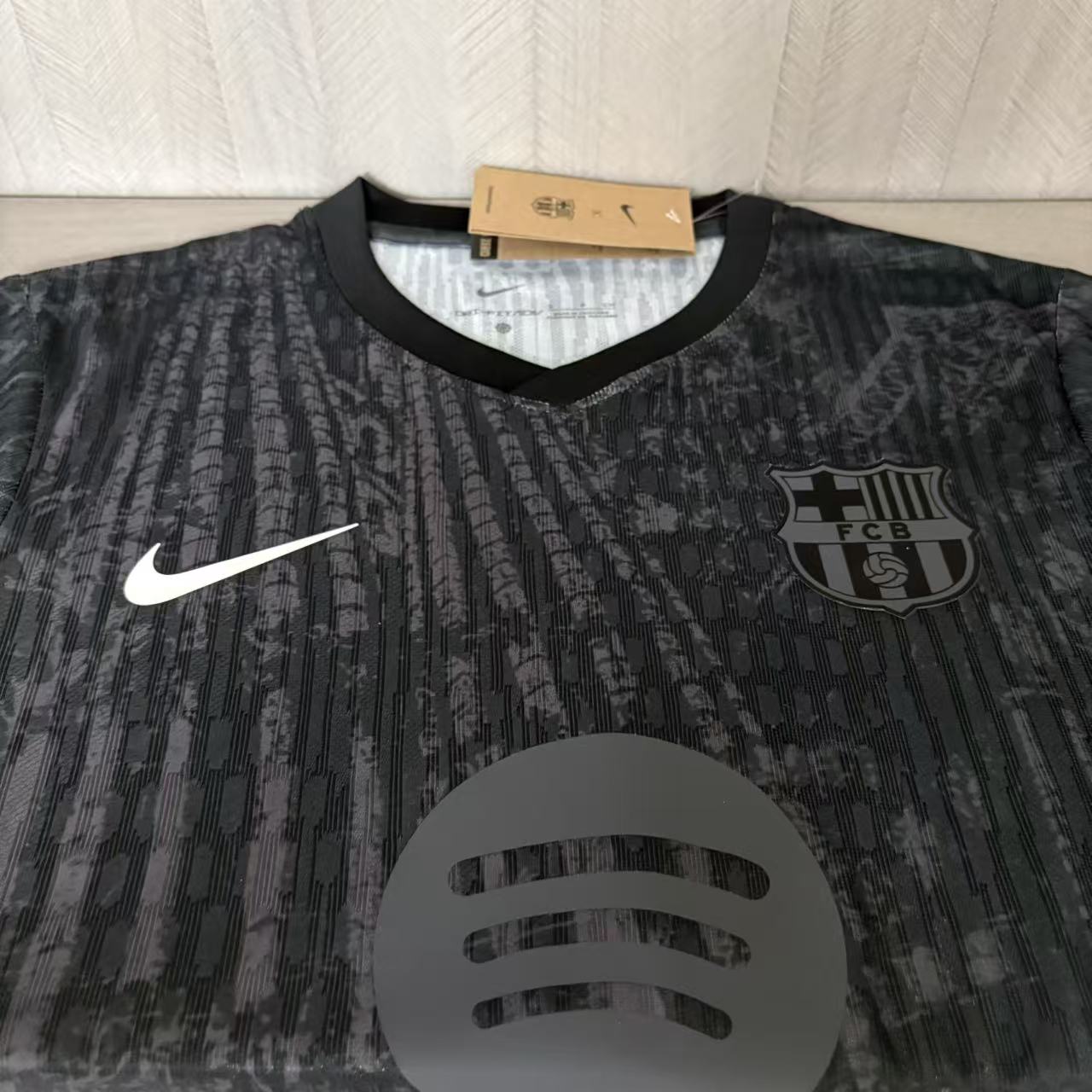 Barcelona 2026/27 Men's Player Version Black Jersey