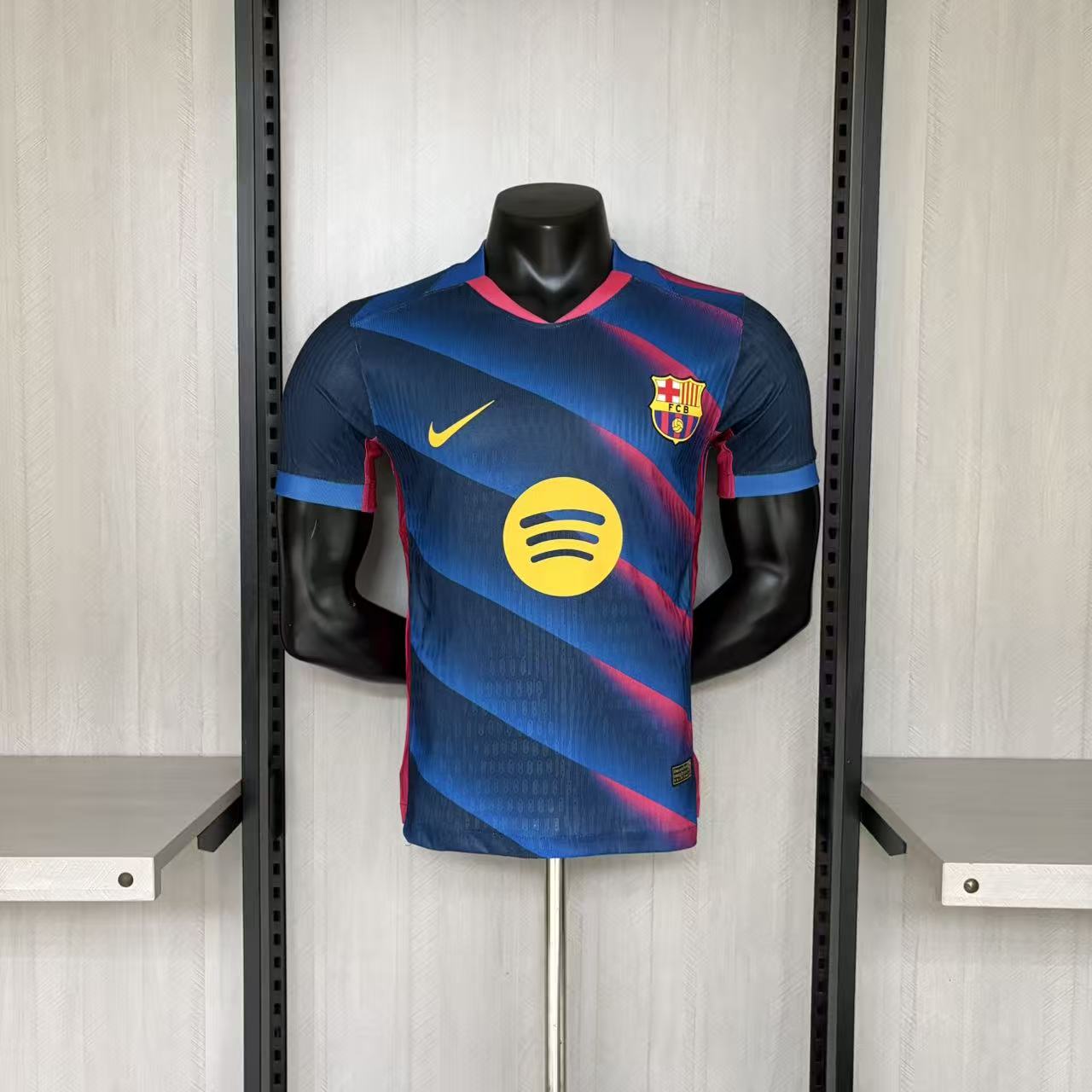 Barcelona 2026/27 Men's Player Version Blue Jersey