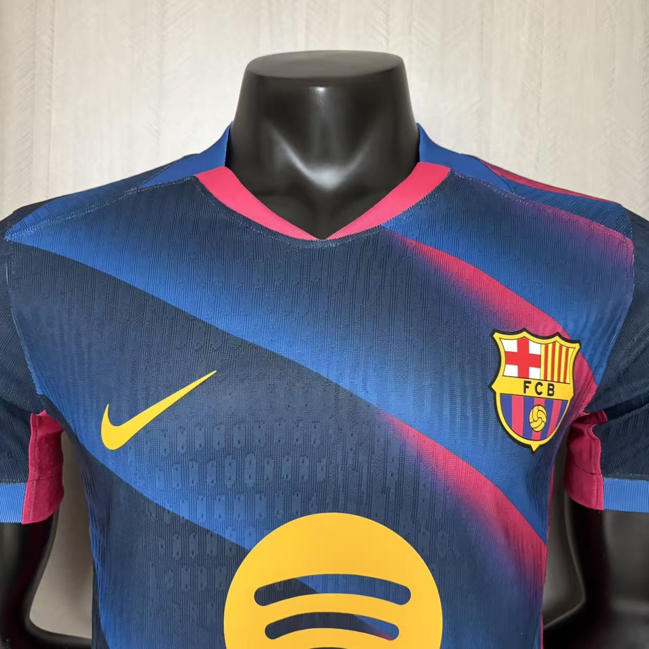 Barcelona 2026/27 Men's Player Version Blue Jersey