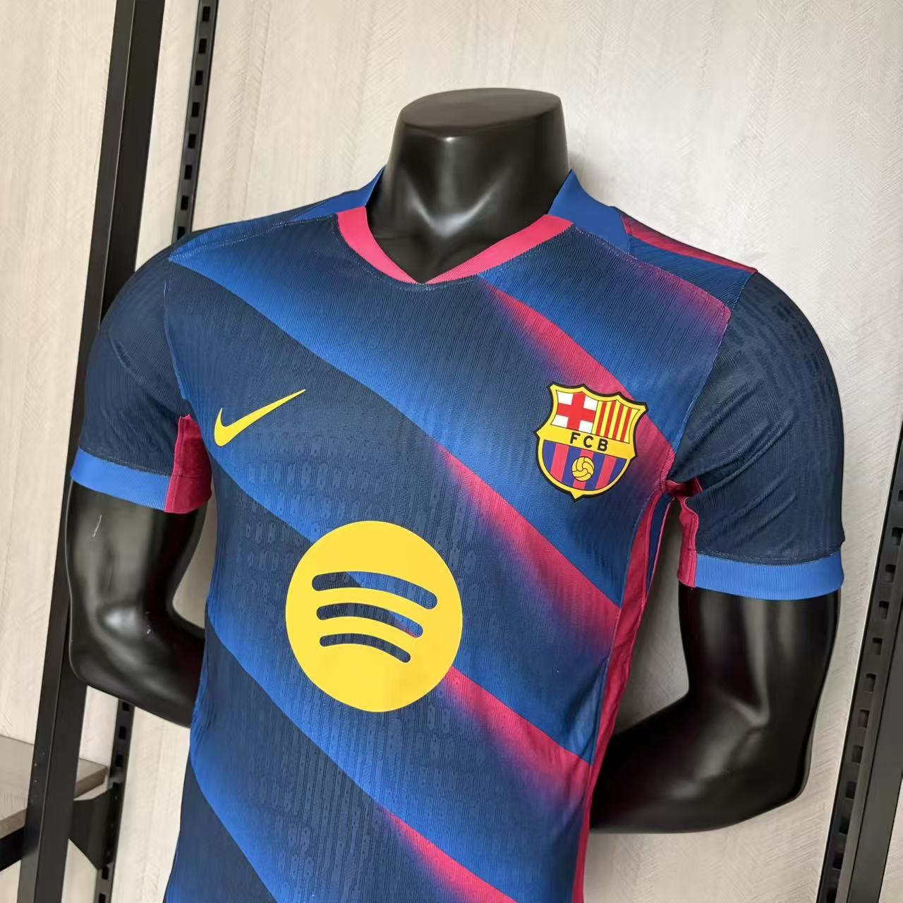 Barcelona 2026/27 Men's Player Version Blue Jersey