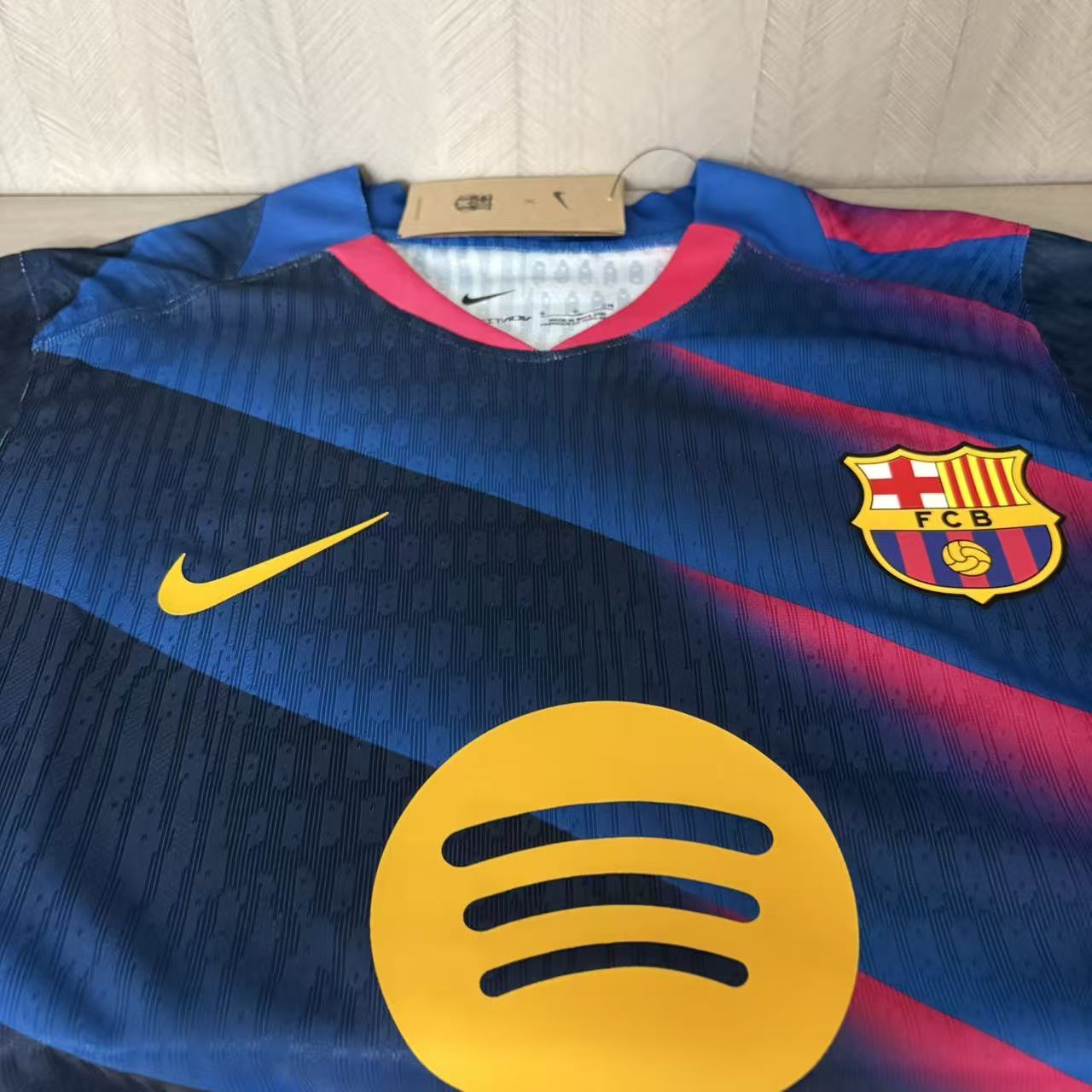 Barcelona 2026/27 Men's Player Version Blue Jersey