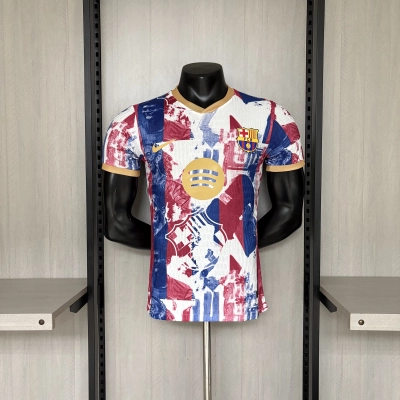 Barcelona 2026/27 Men's Player Version Special Edition Jersey 01