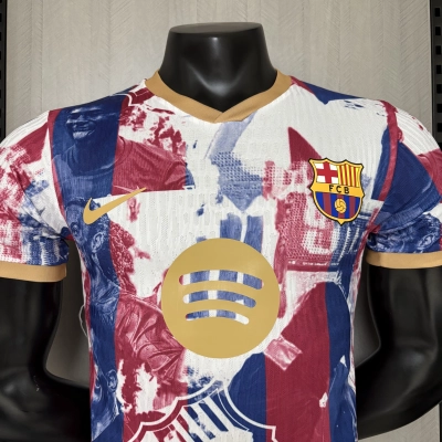 Barcelona 2026/27 Men's Player Version Special Edition Jersey 02