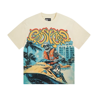 Godspeed Astronaut Robot Graphic T-Shirt 02