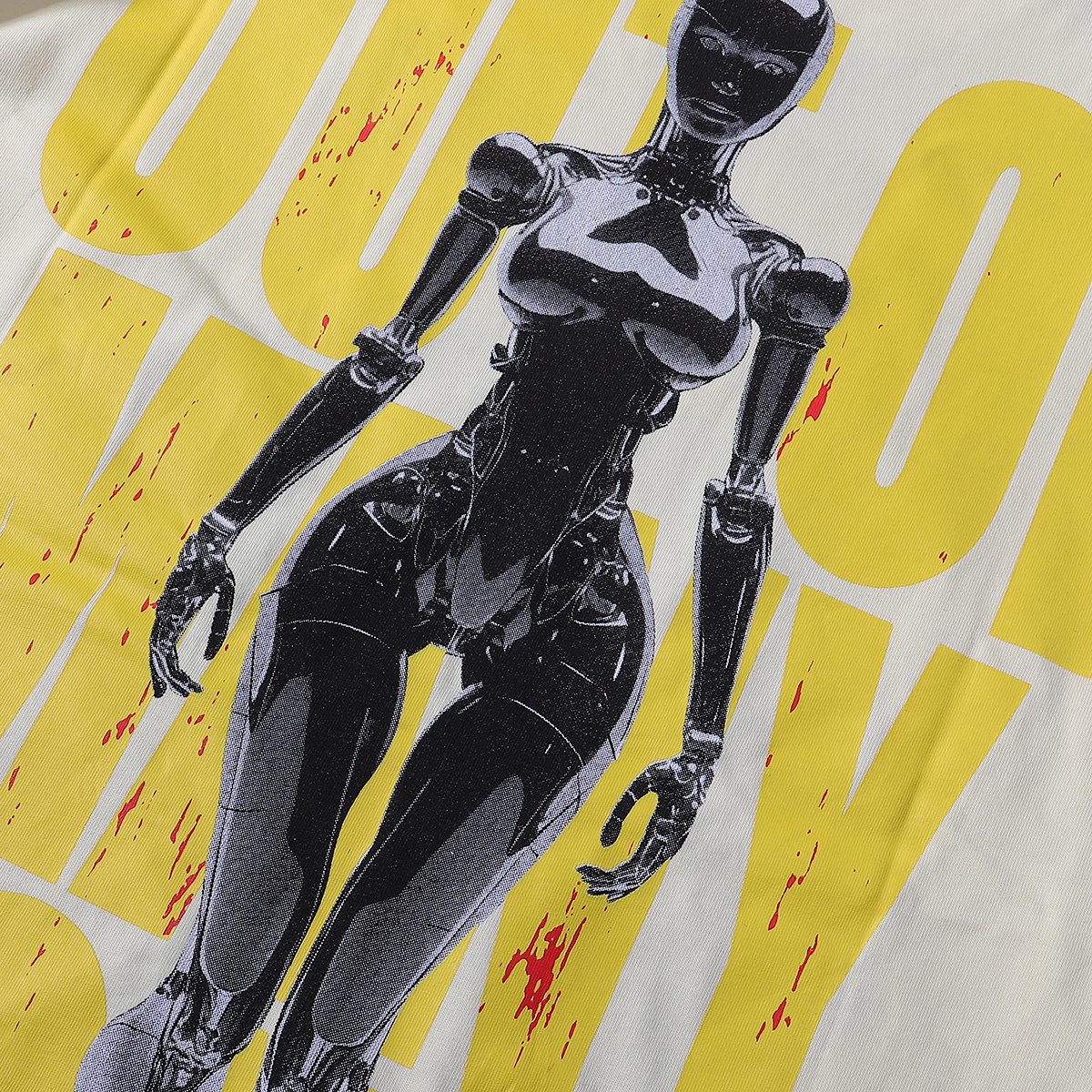 Godspeed Futuristic Robot Graphic T-Shirt
