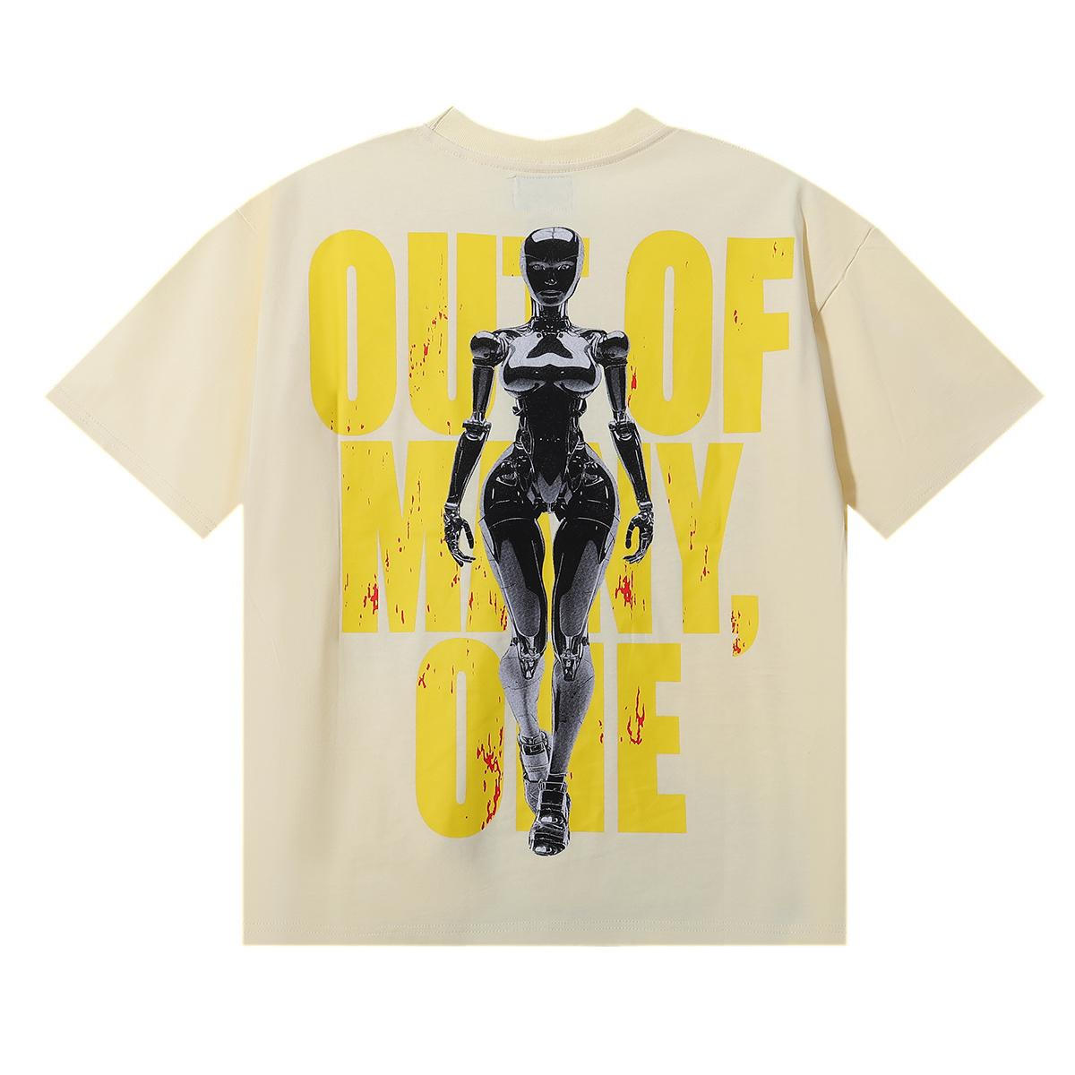 Godspeed Futuristic Robot Graphic T-Shirt