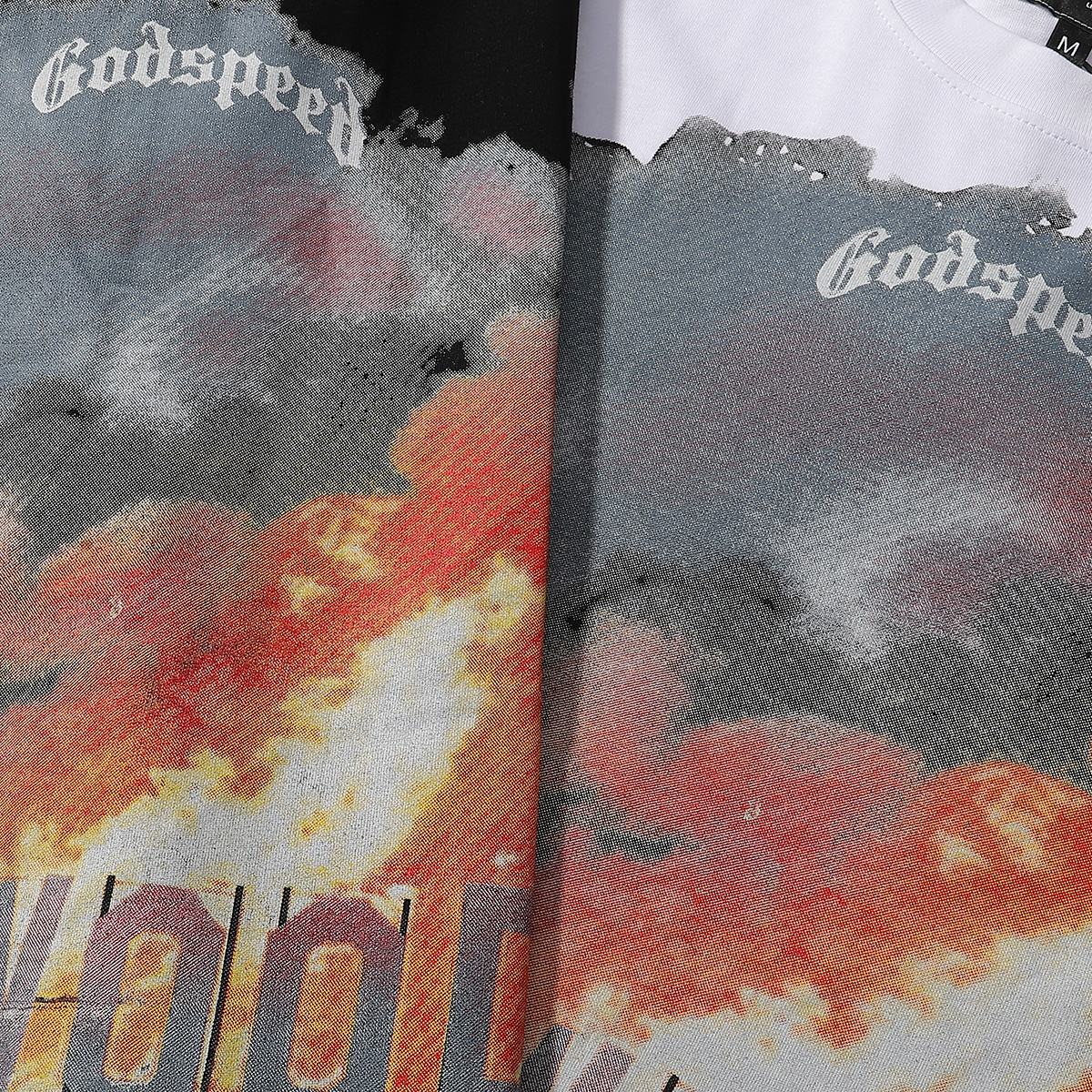 Godspeed Hollywood Hills Fire Graphic T-Shirt