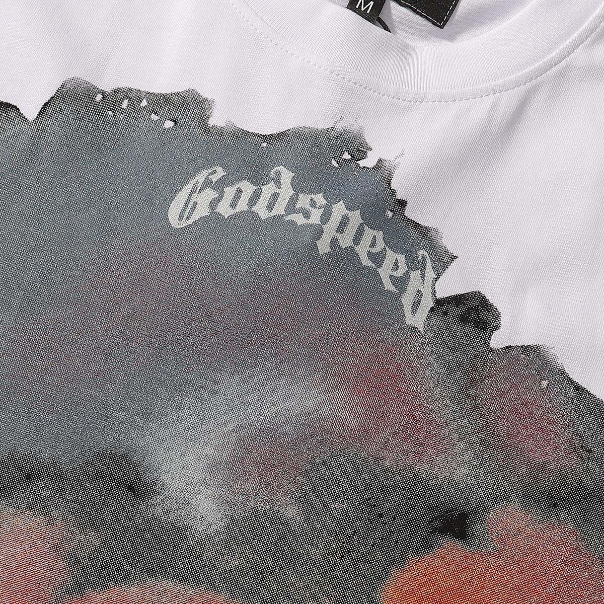 Godspeed Hollywood Hills Fire Graphic T-Shirt