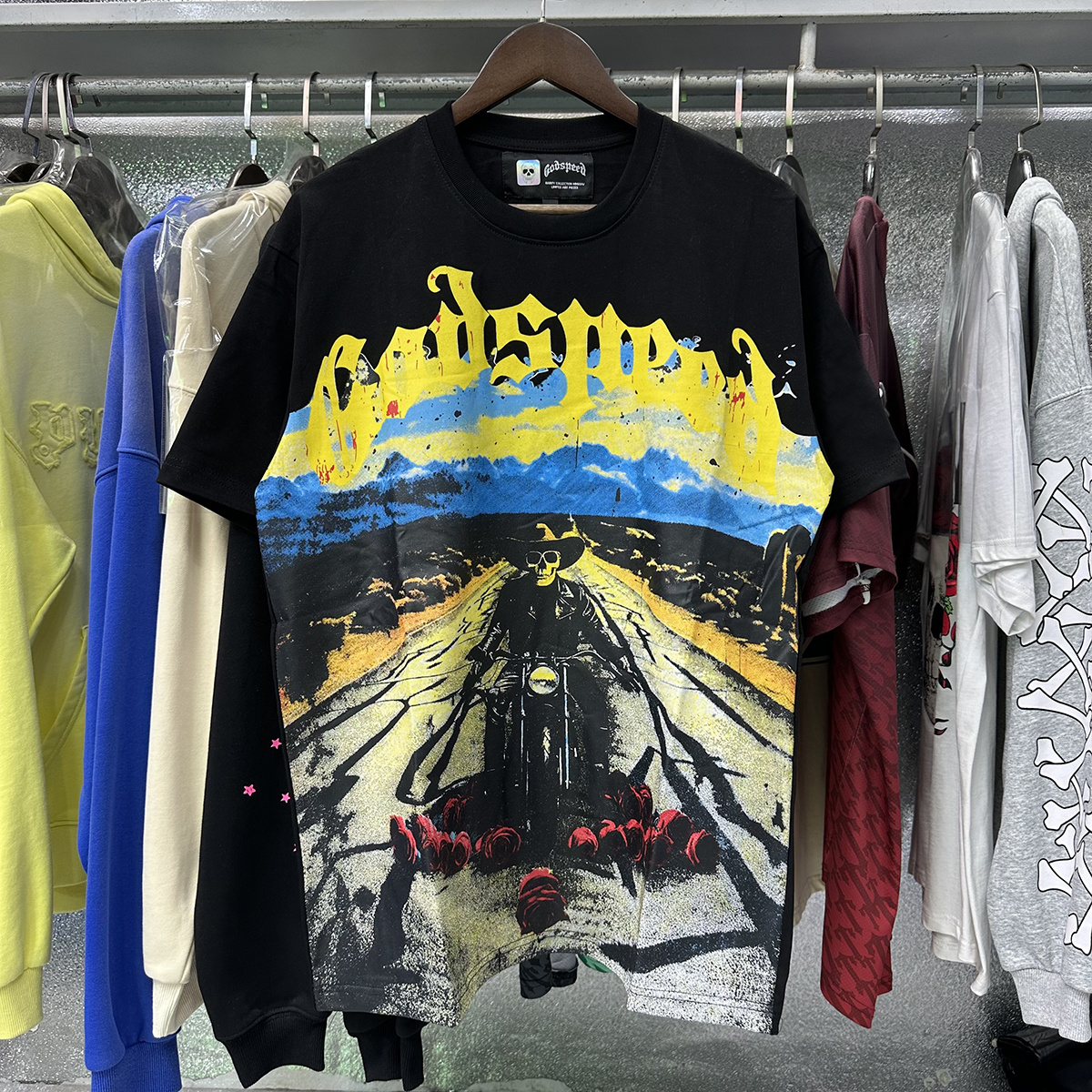 Godspeed Knight Rose Graphic T-Shirt