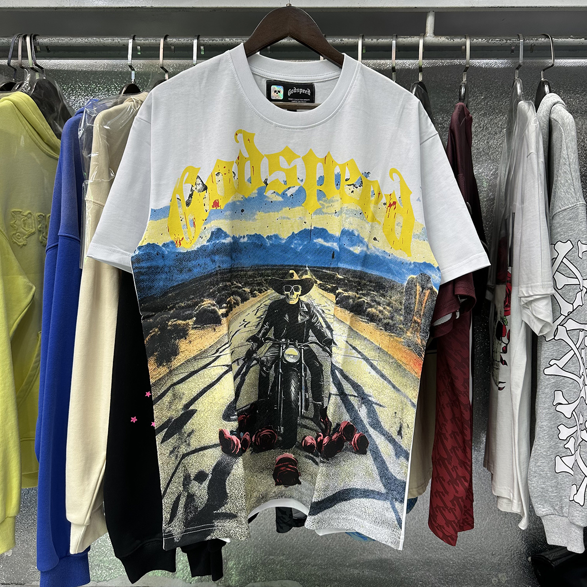 Godspeed Knight Rose Graphic T-Shirt