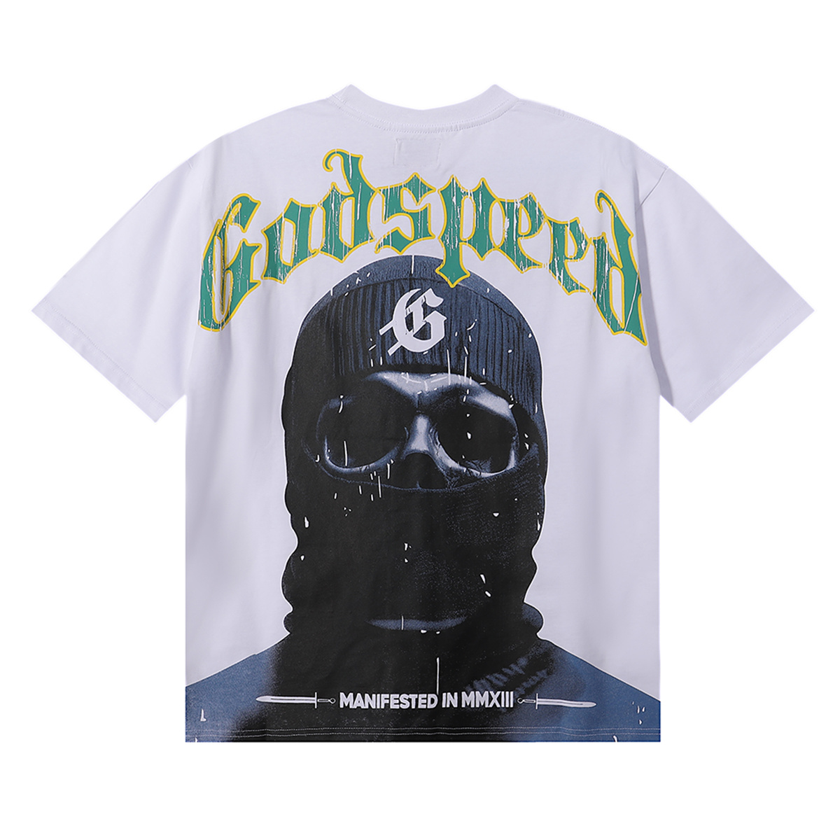 Godspeed Masked Figure Graphic T-Shirt