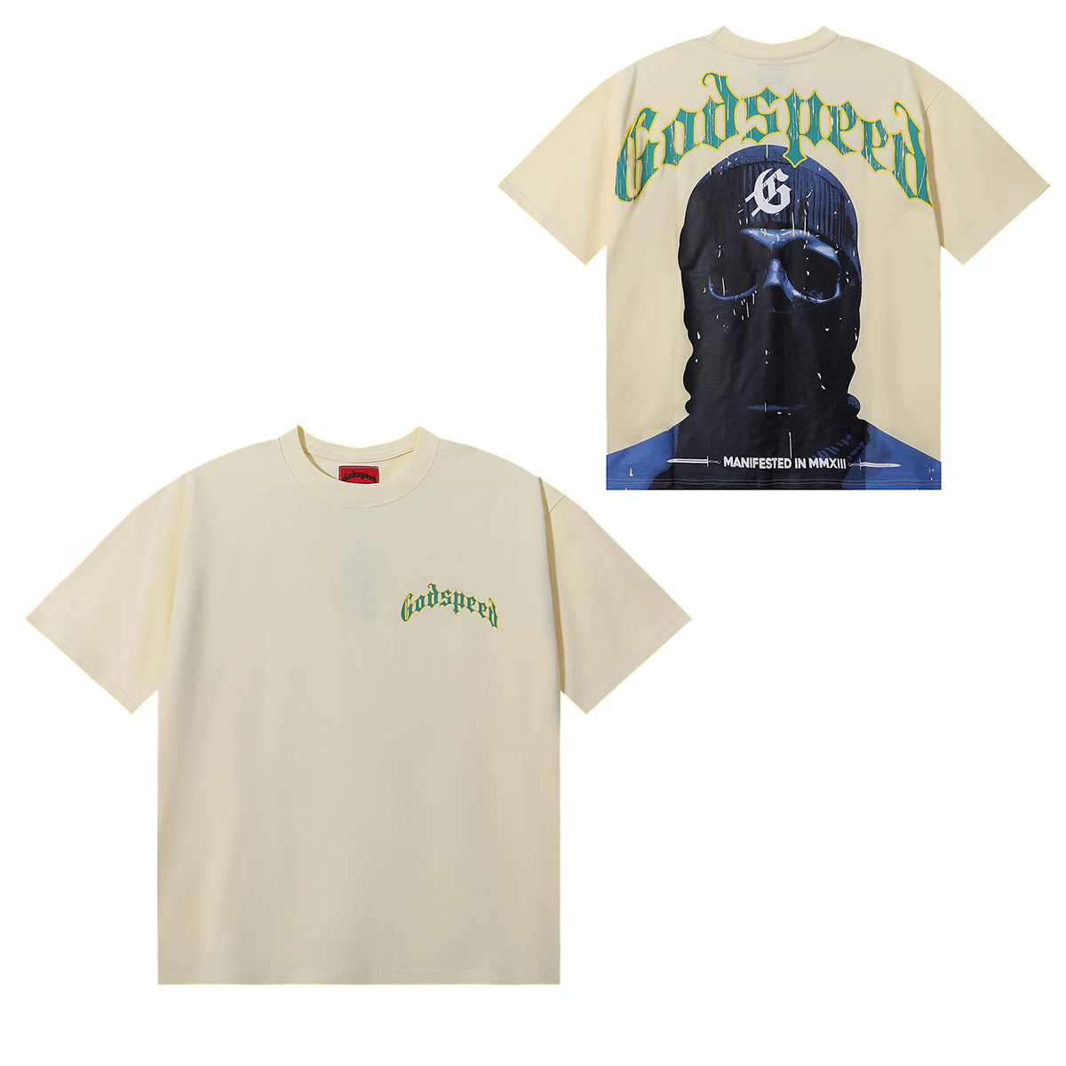 Godspeed Masked Figure Graphic T-Shirt