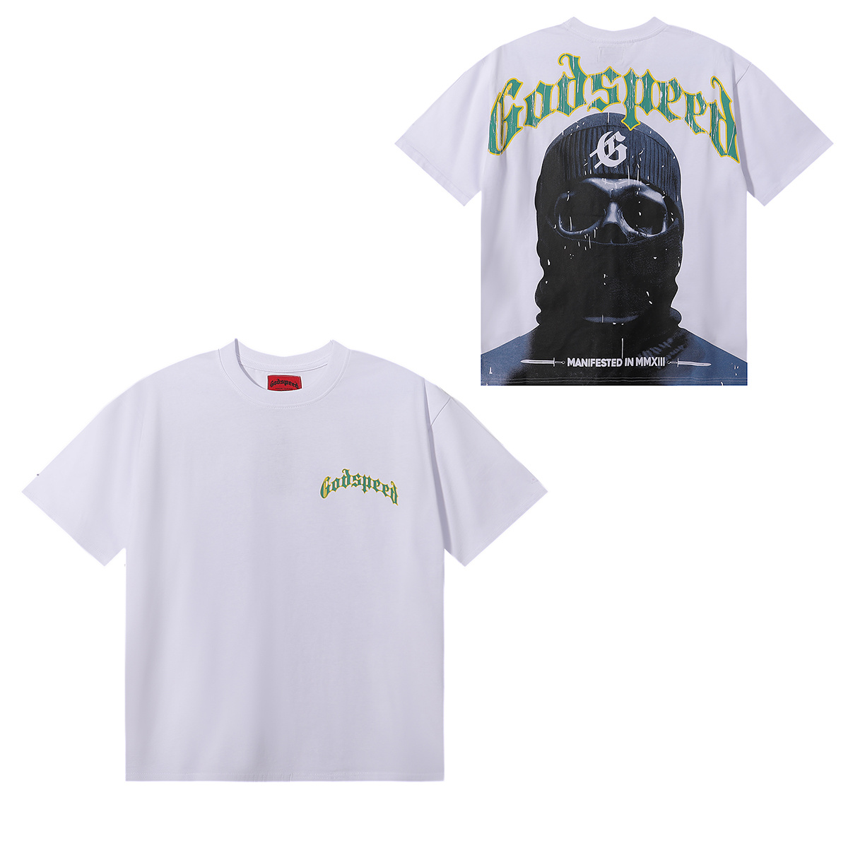 Godspeed Masked Figure Graphic T-Shirt
