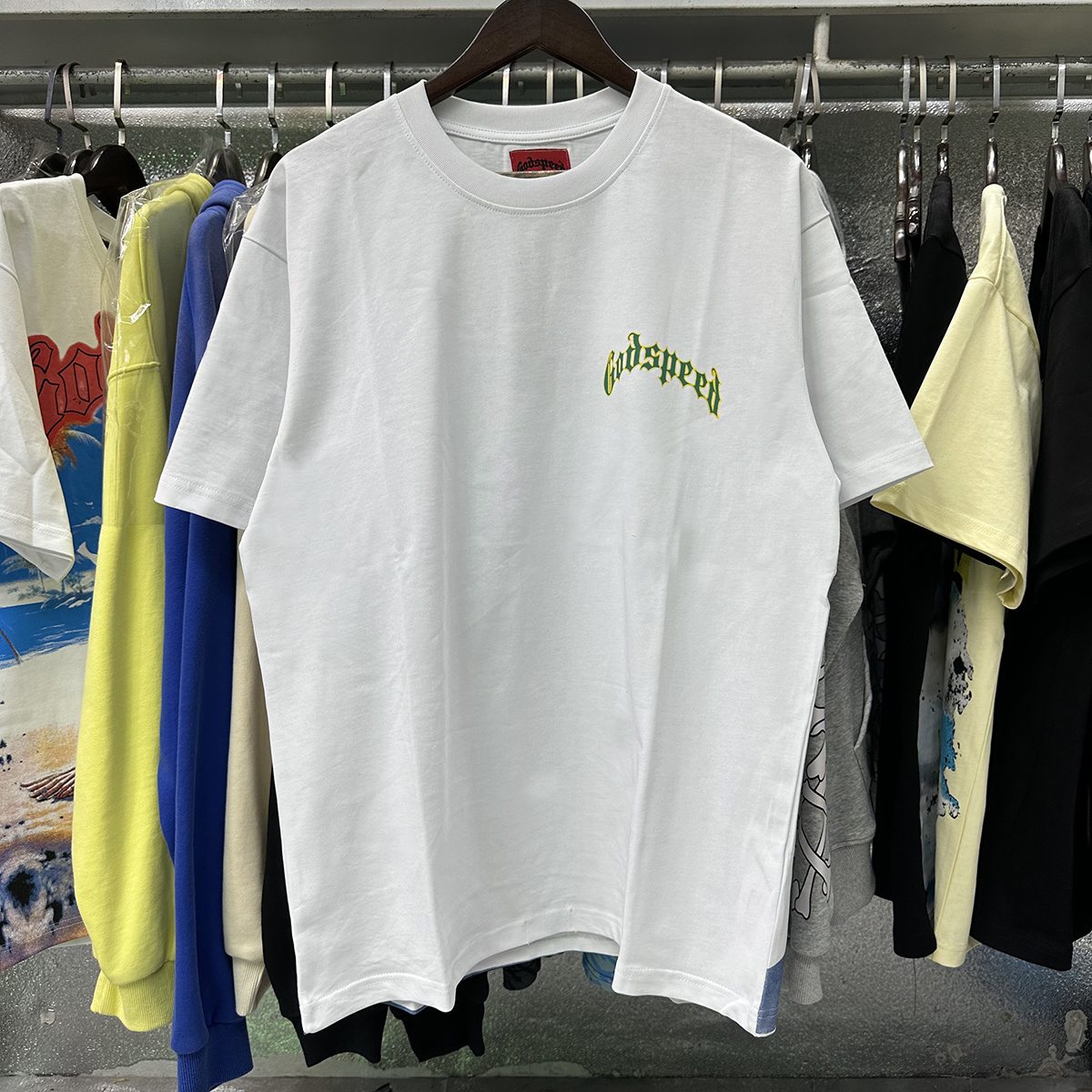 Godspeed Masked Figure Graphic T-Shirt