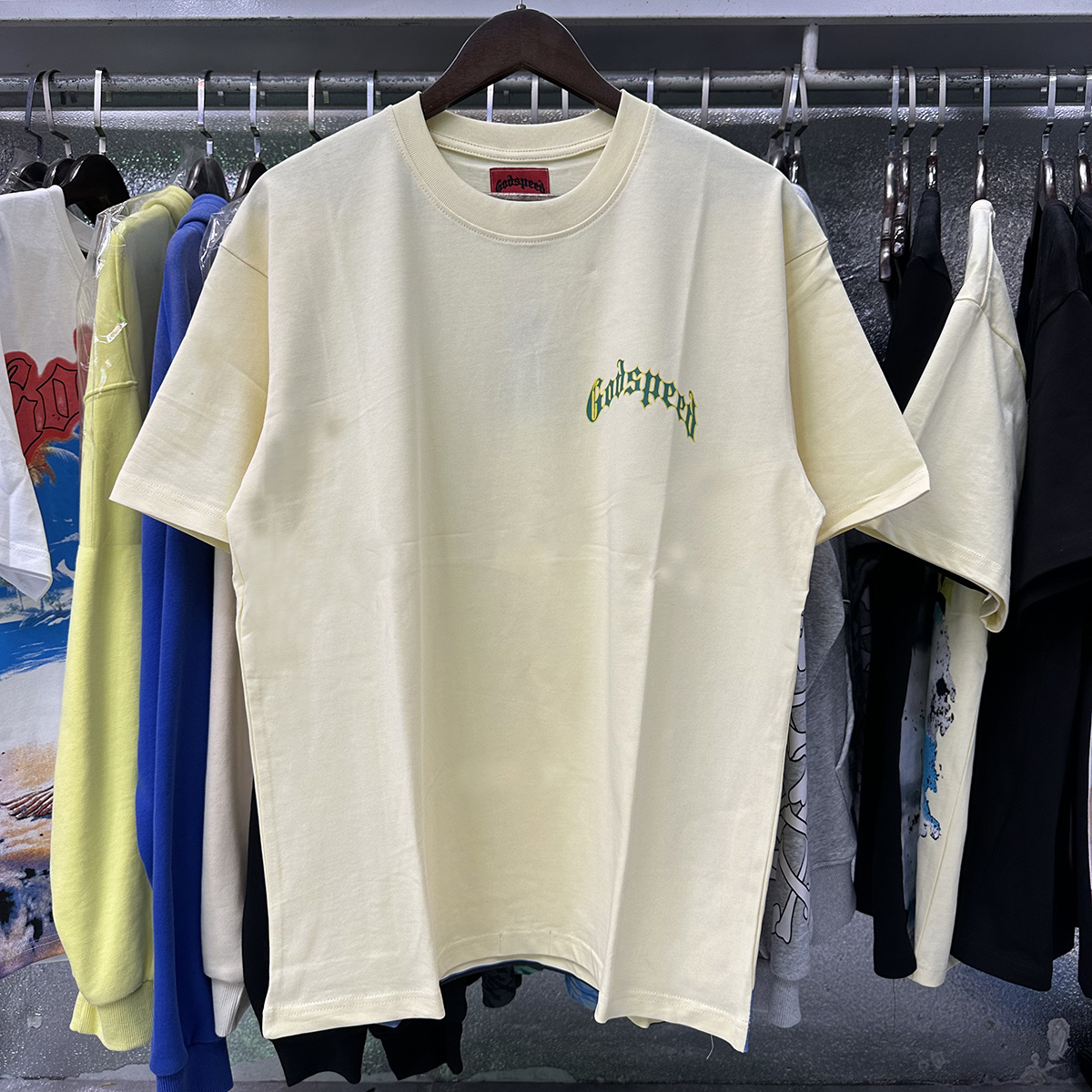 Godspeed Masked Figure Graphic T-Shirt