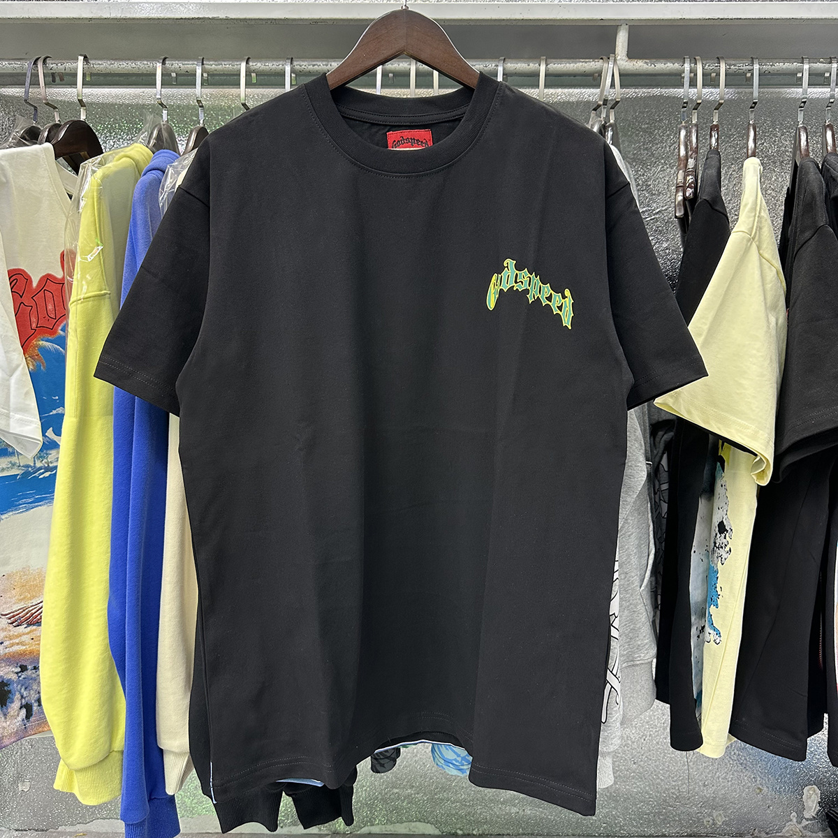 Godspeed Masked Figure Graphic T-Shirt