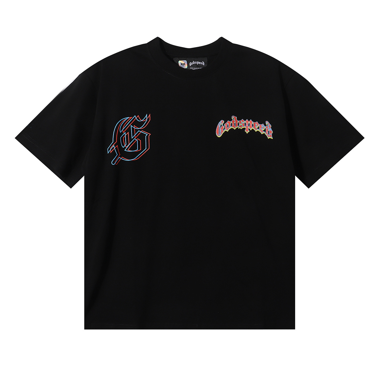 Godspeed Oversized Western Skull Graphic T-Shirt