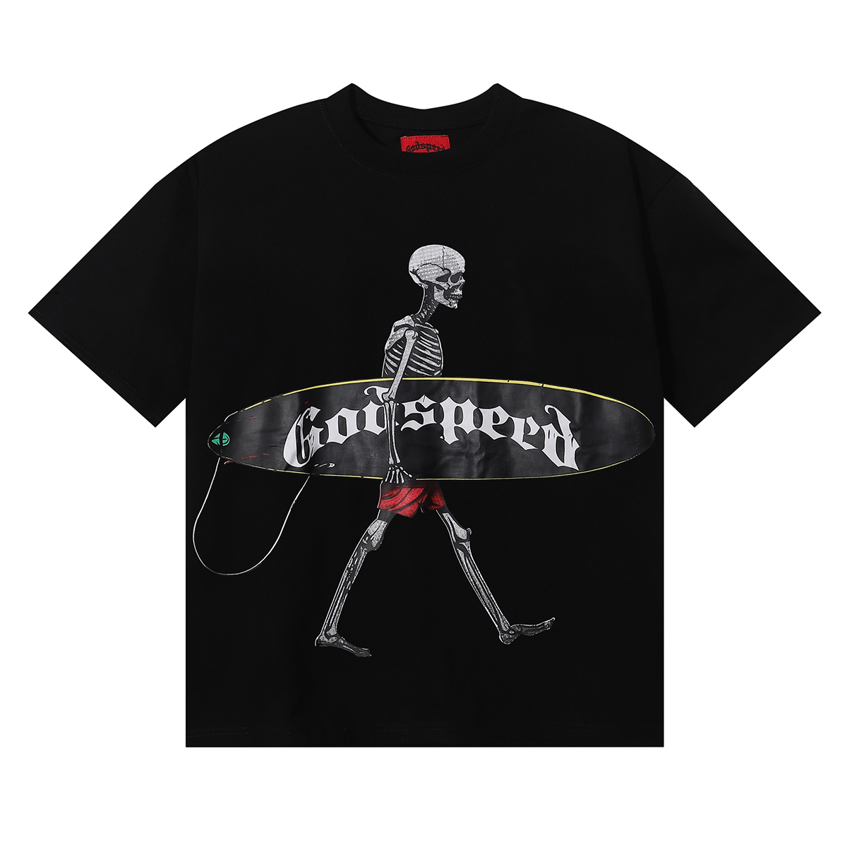Godspeed Skateboard Skull Graphic T-Shirt
