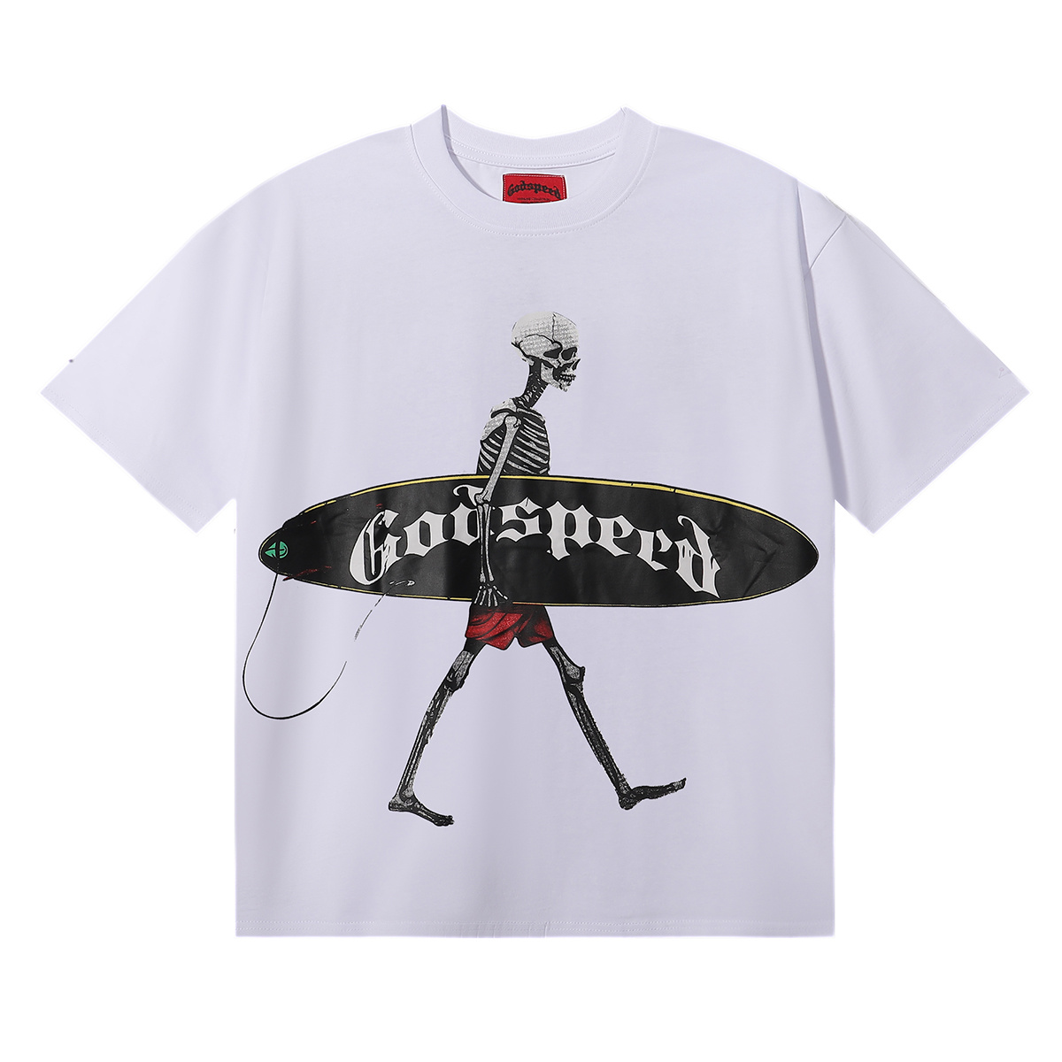 Godspeed Skateboard Skull Graphic T-Shirt