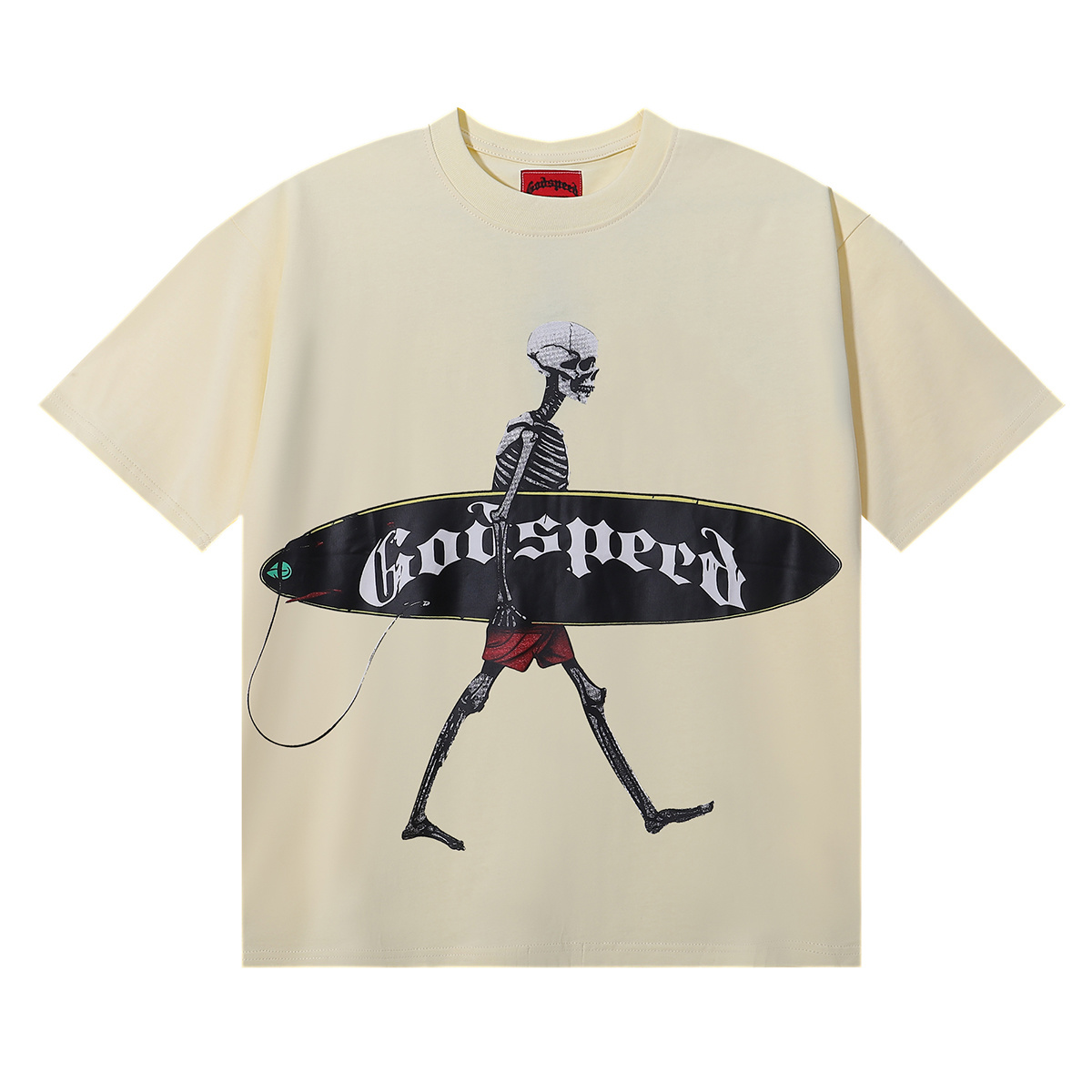 Godspeed Skateboard Skull Graphic T-Shirt