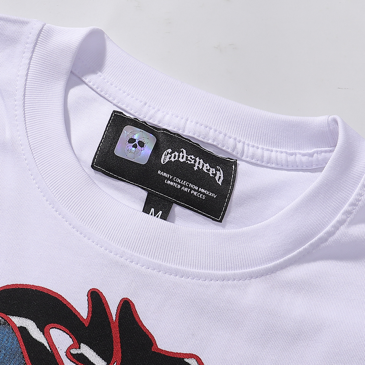 Godspeed Skull Astronaut Graphic T-Shirt