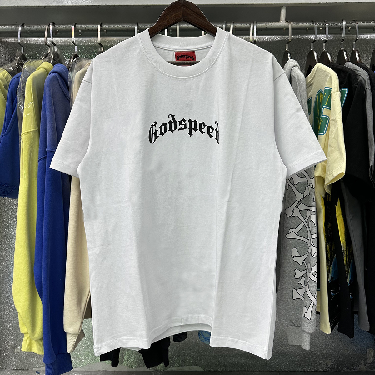 Godspeed Skull Rose Clock Graphic T-Shirt