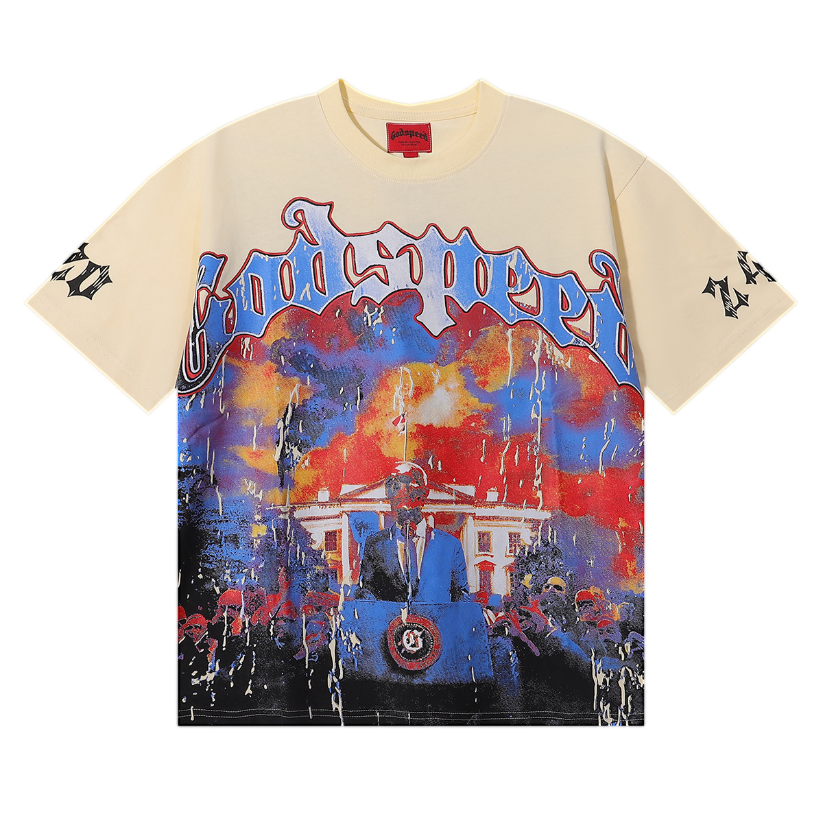 Godspeed Skull Speech Graphic T-Shirt
