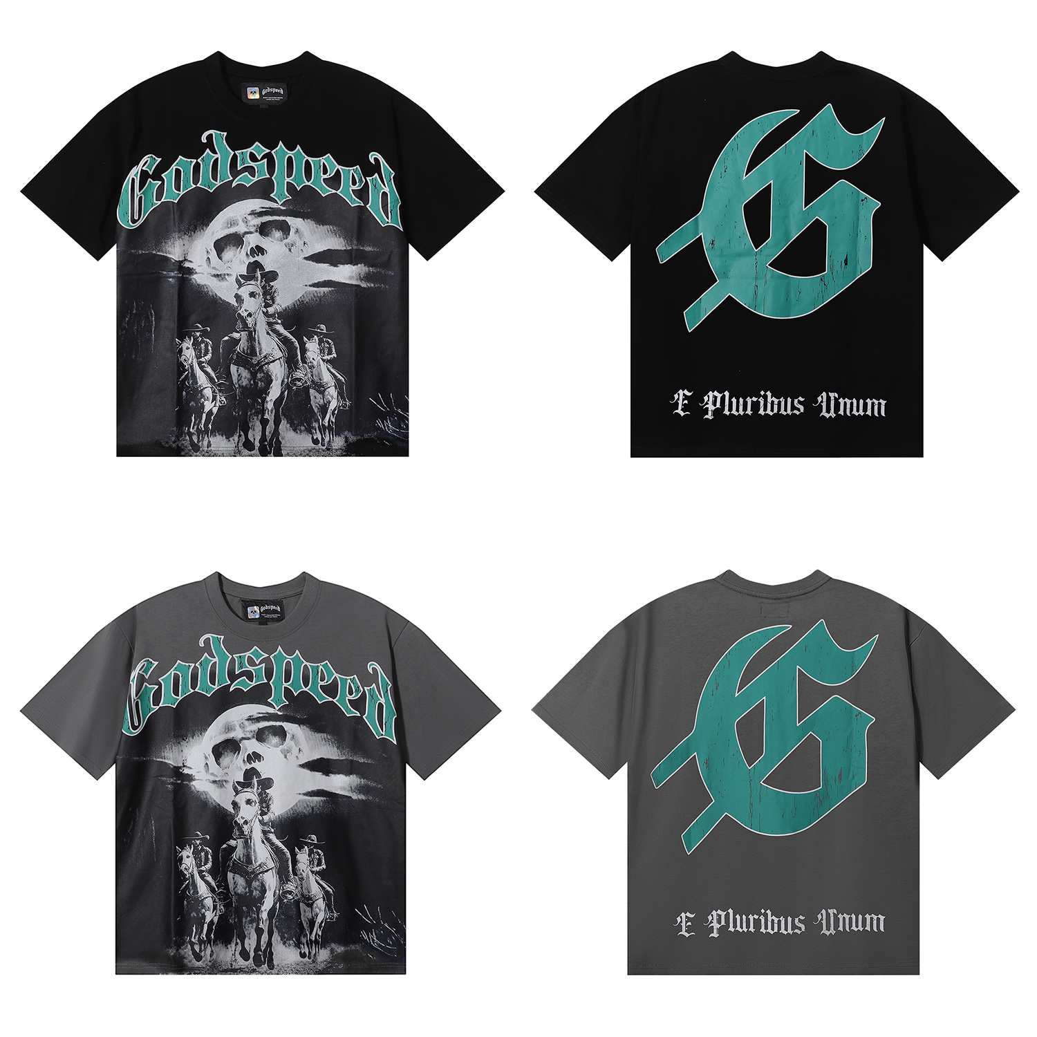 Godspeed Western Cowboy Horse Graphic T-Shirt
