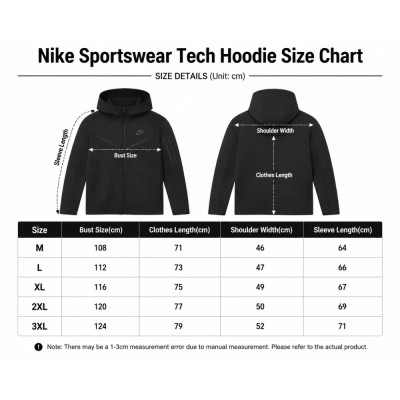 Nike Sportswear Tech Fleece Full-Zip Hoodie & Joggers Set Black/Black 02