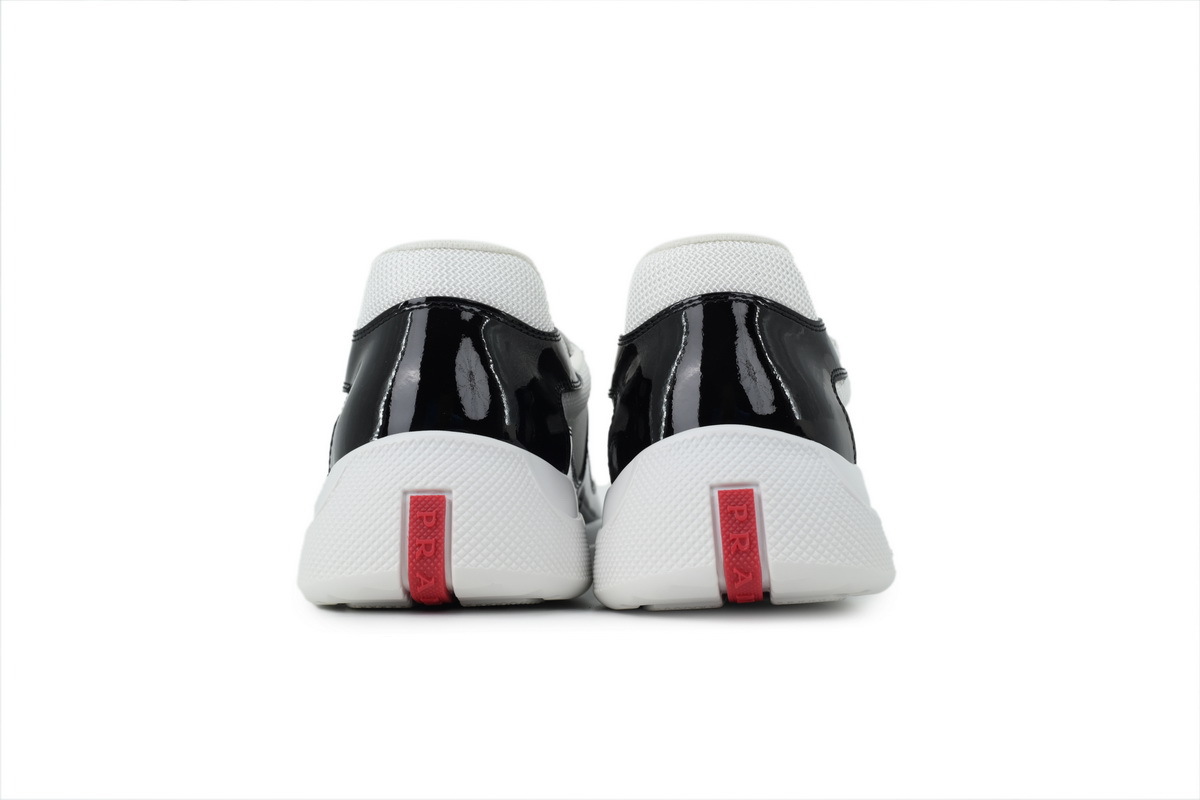 Prada America’s Cup Patent Black and White