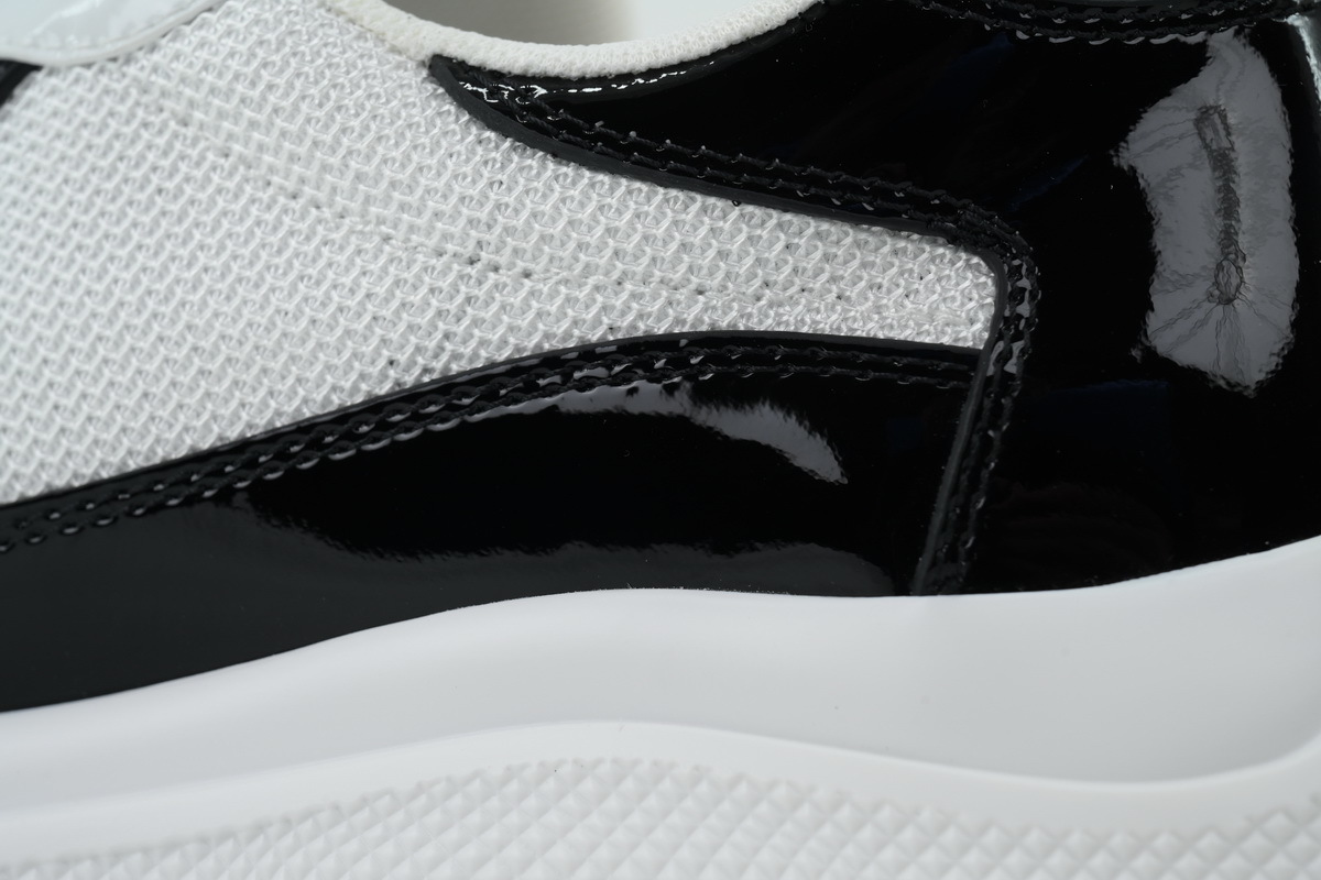 Prada America’s Cup Patent Black and White