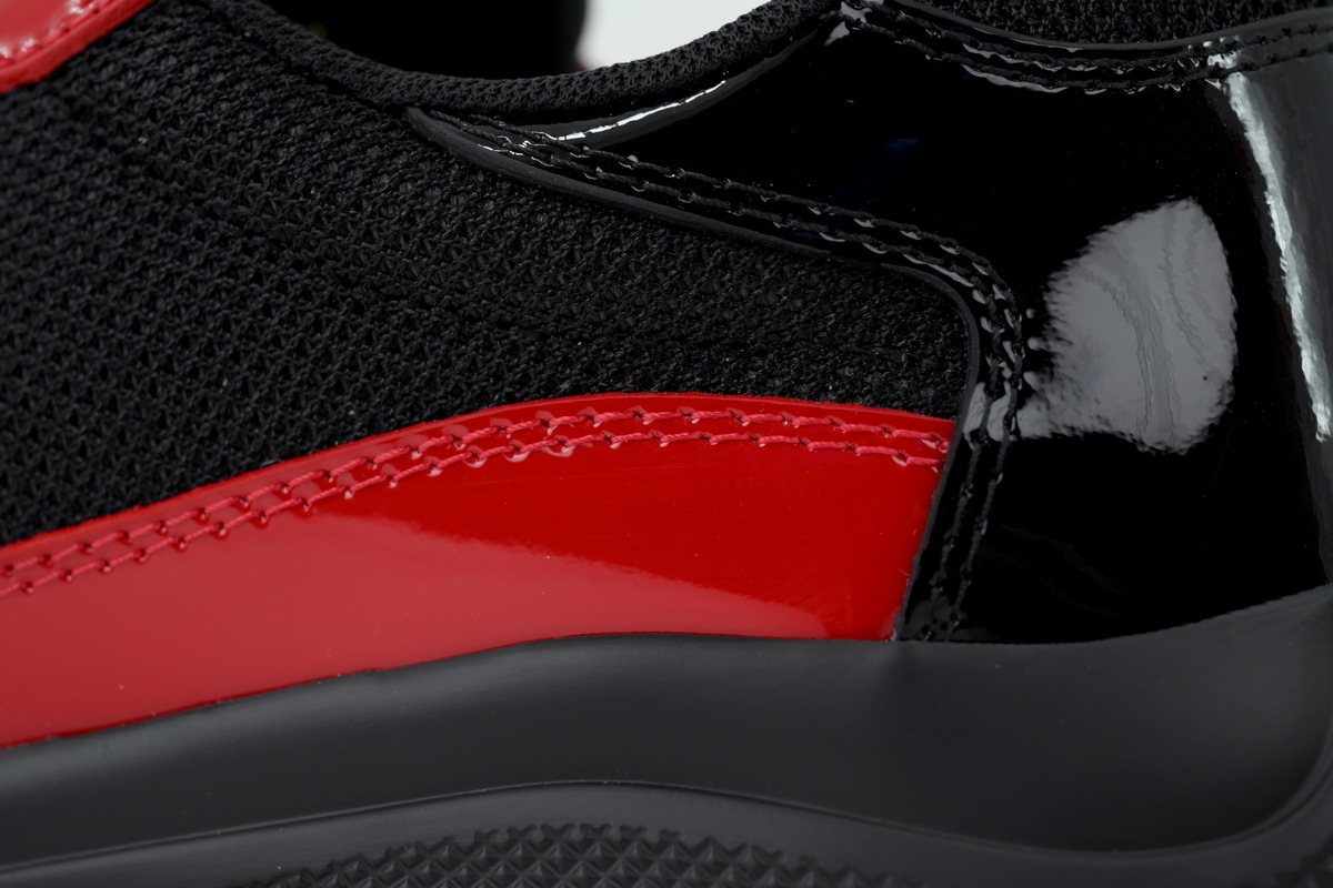 Prada America’s Cup Patent Black Red