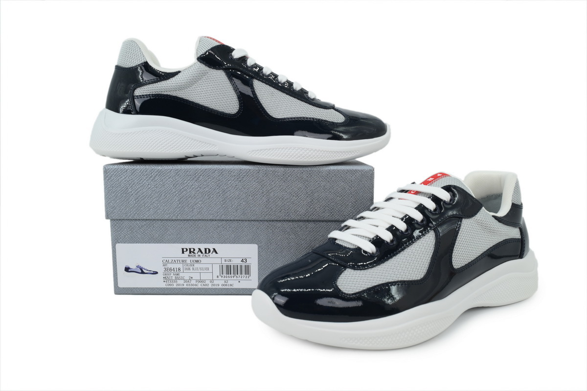 Prada America’s Cup Patent Dark Blue