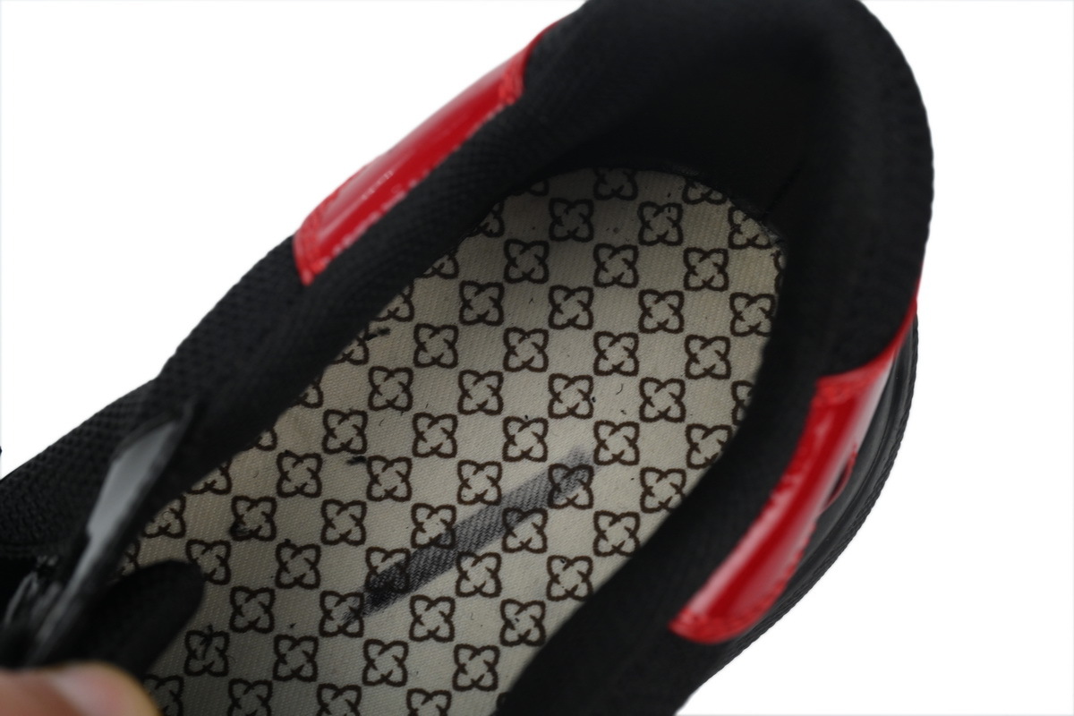Prada America’s Cup Patent Leather and Technical Fabric Sneakers Black Red