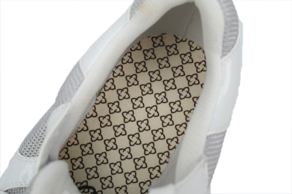 Prada America’s Cup Patent Leather and Technical Fabric Sneakers White