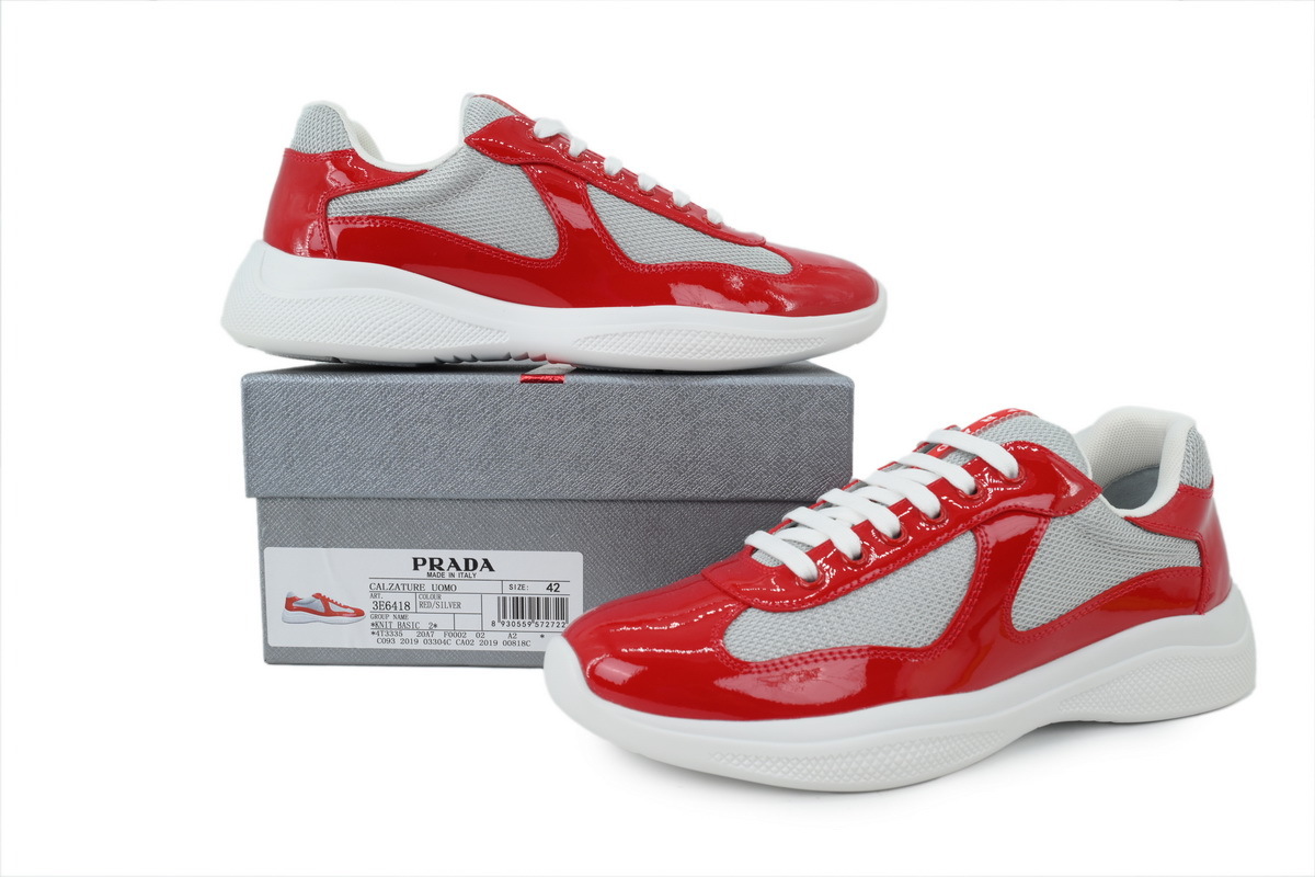 Prada America’s Cup Patent Red