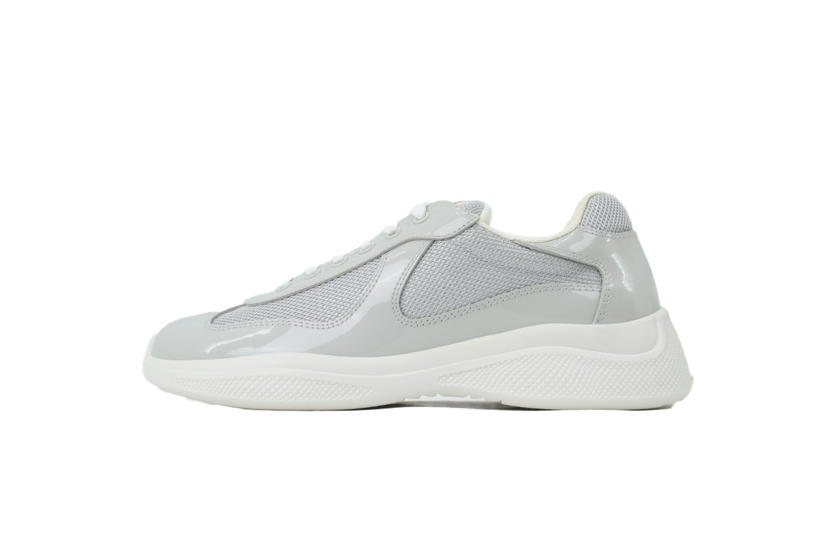 Prada America’s Cup Patent White Gray