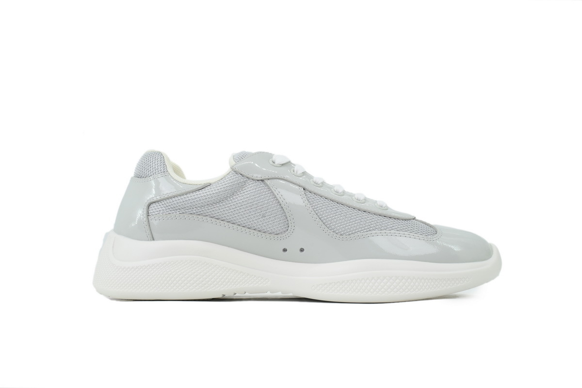 Prada America’s Cup Patent White Gray