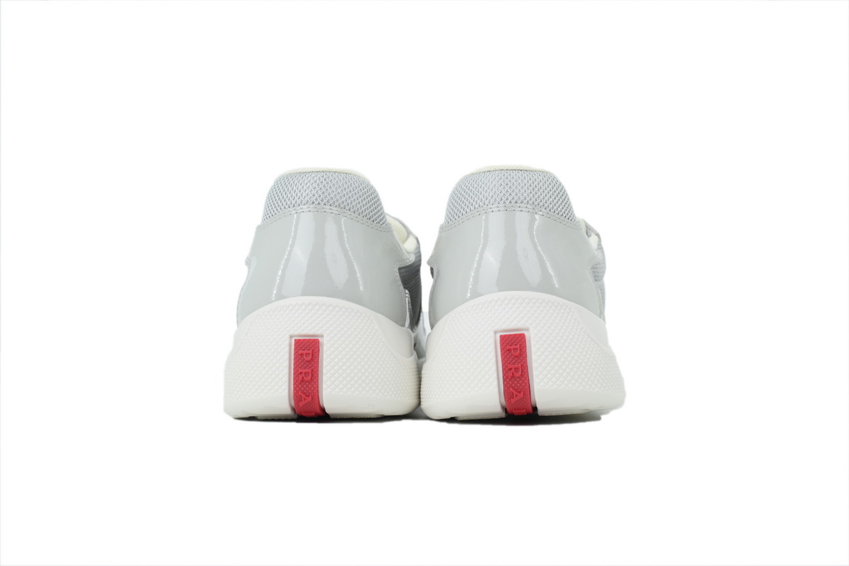 Prada America’s Cup Patent White Gray