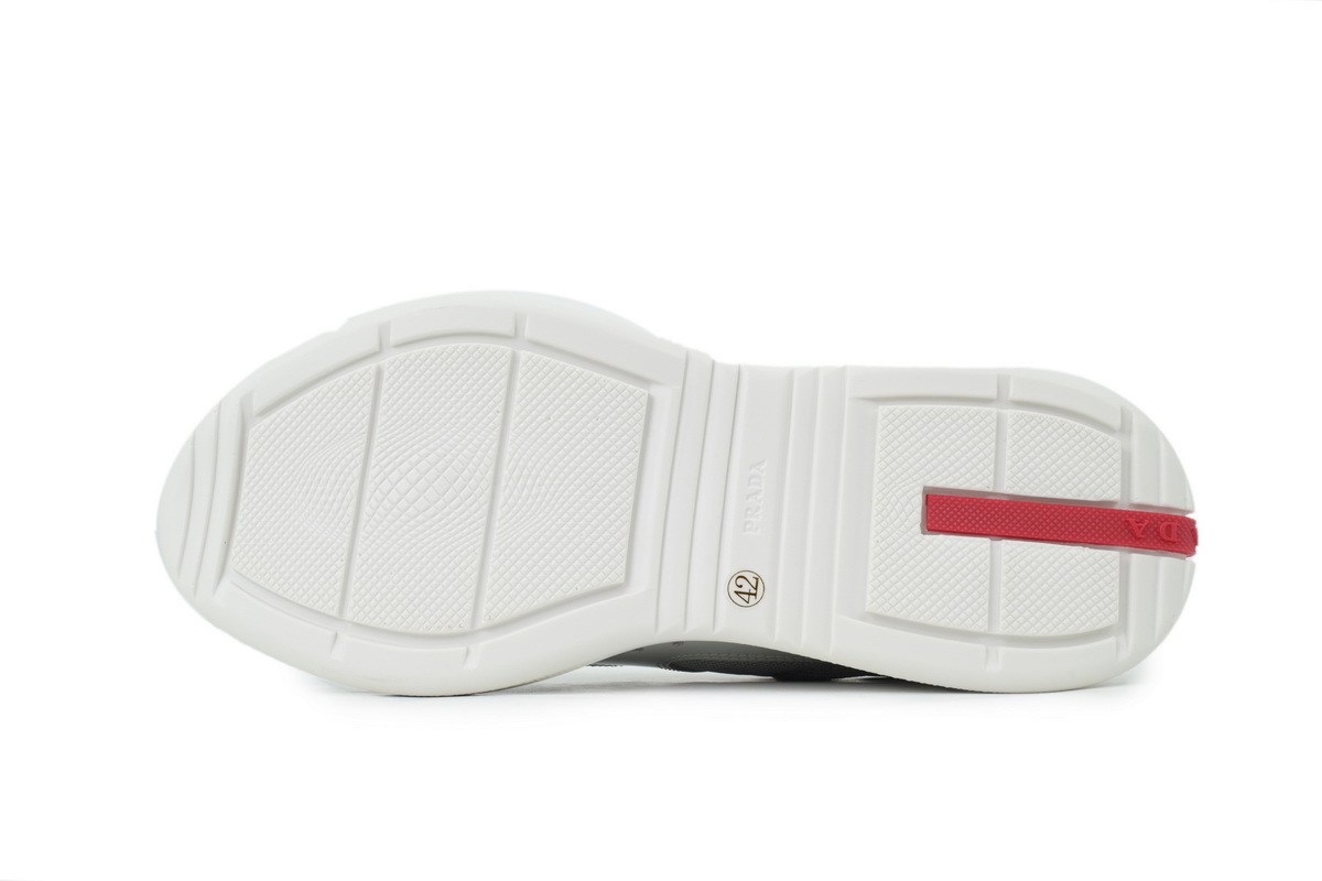 Prada America’s Cup Patent White Gray