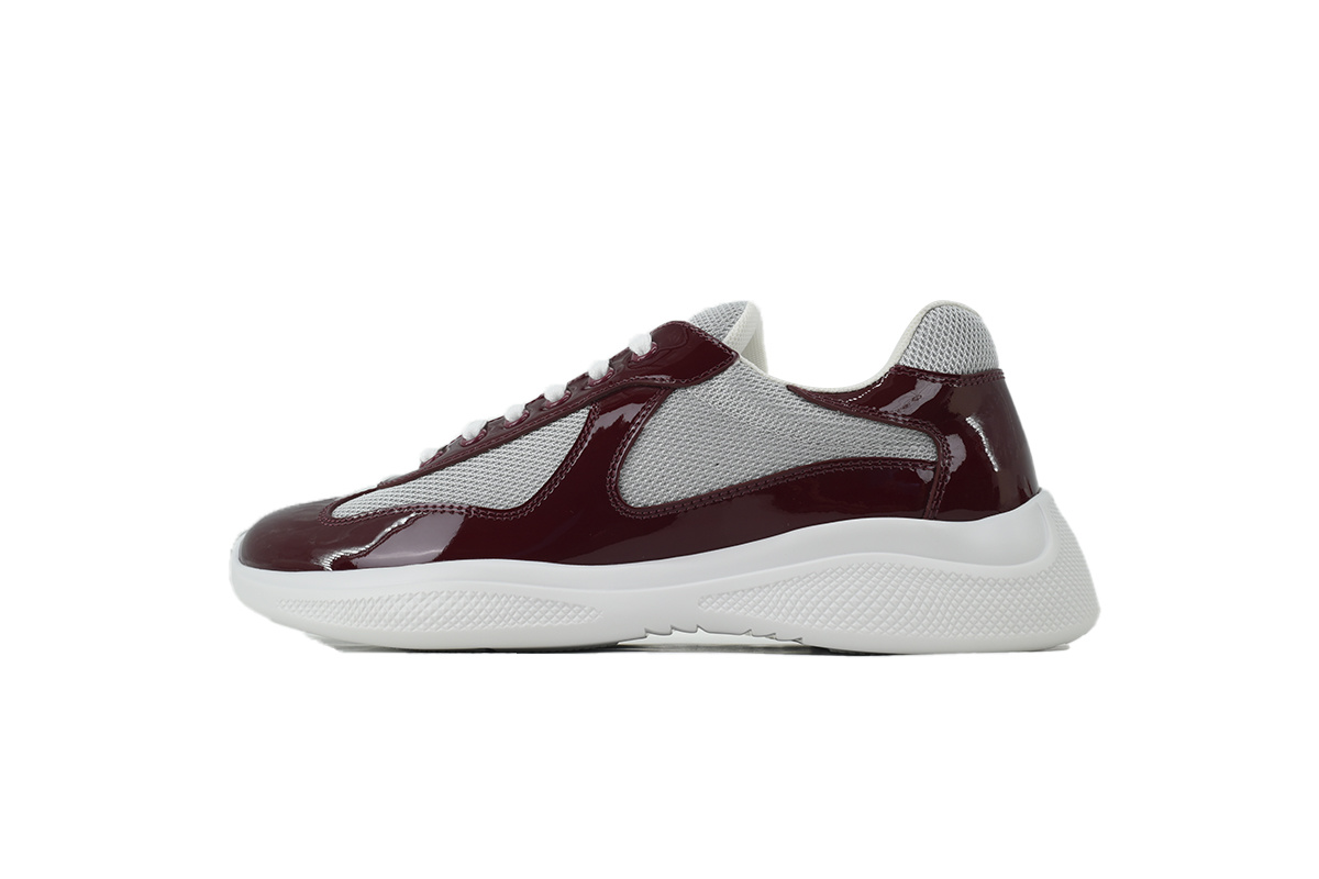 Prada America’s Cup Patent Wine Red