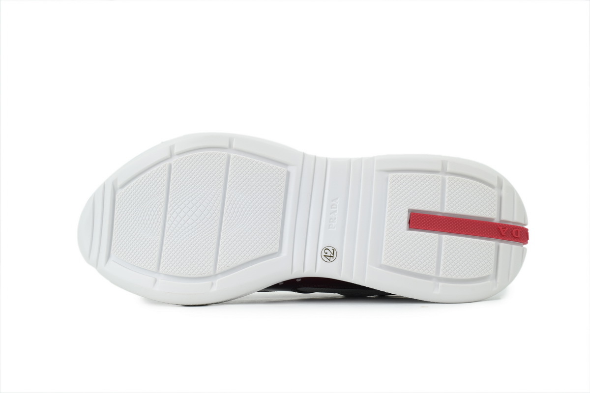 Prada America’s Cup Patent Wine Red