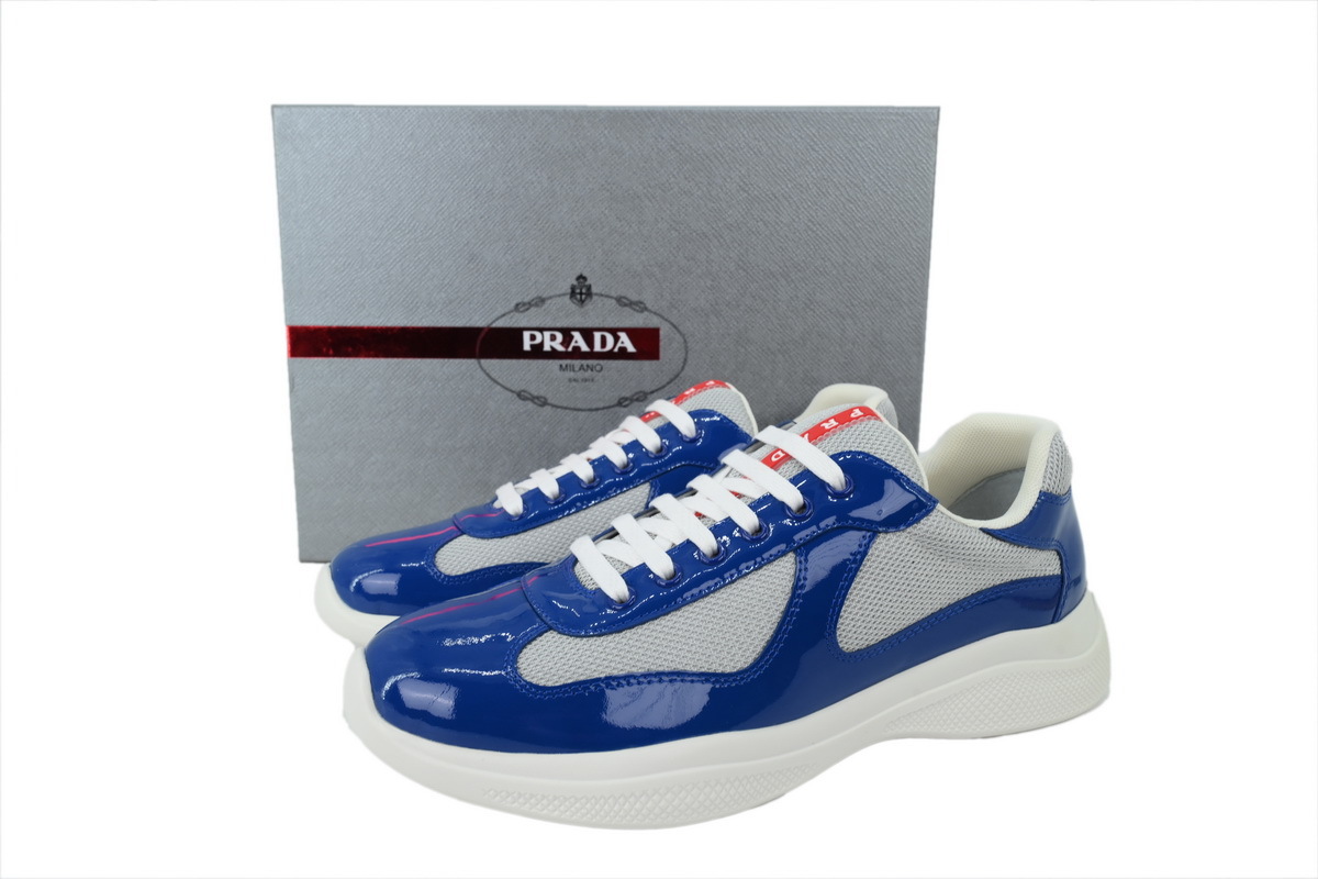 Prada America’s Cup Soft Patent Blue