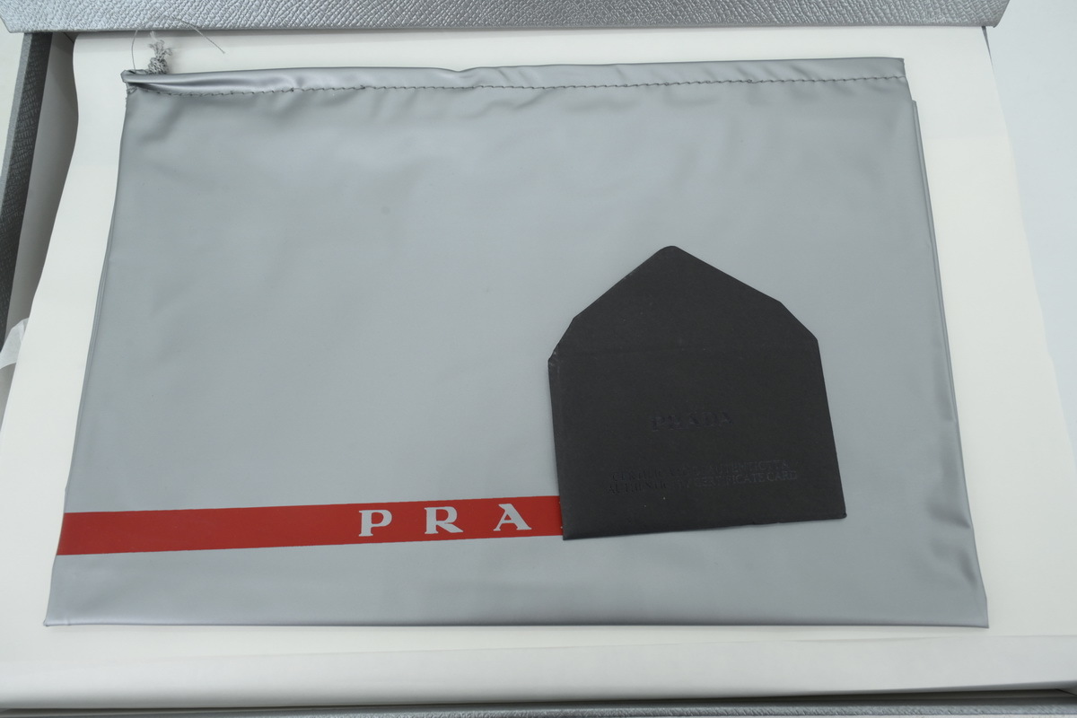 Prada America’s Cup Soft Patent Blue