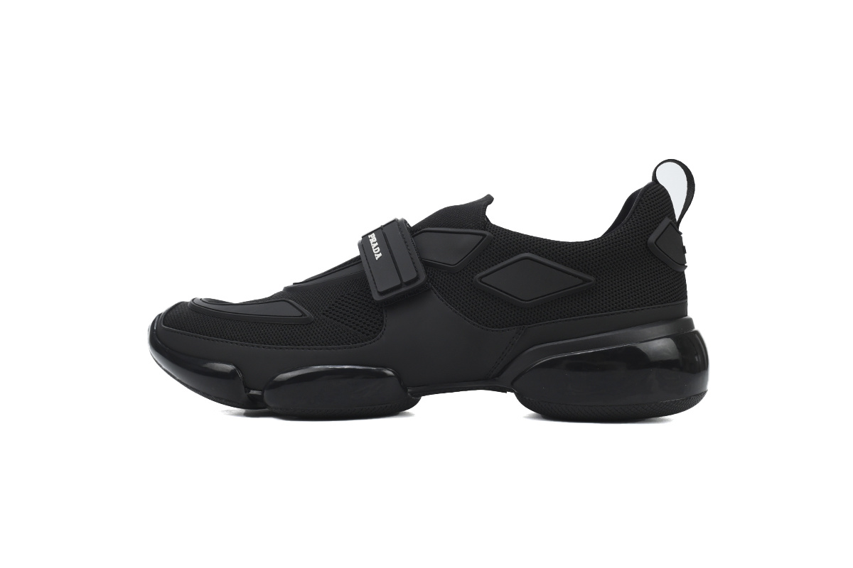 Prada Cloudbust Velcro Sneakers Black