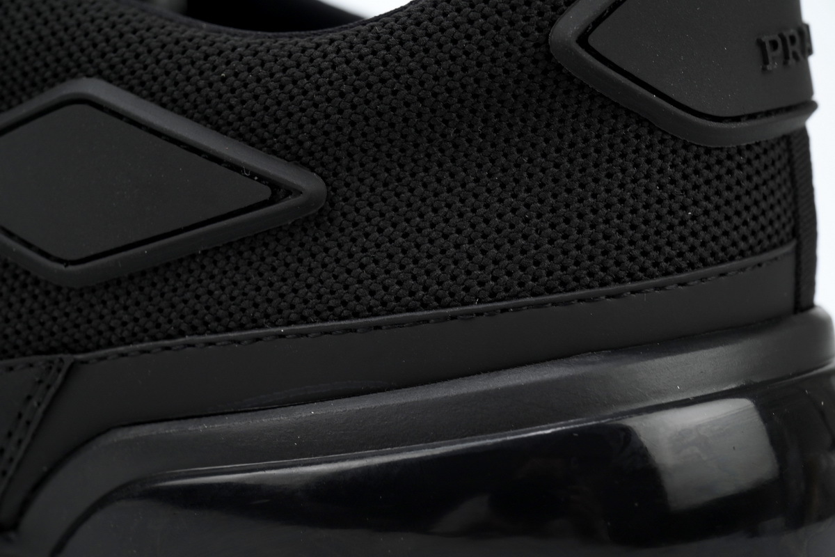 Prada Cloudbust Velcro Sneakers Black