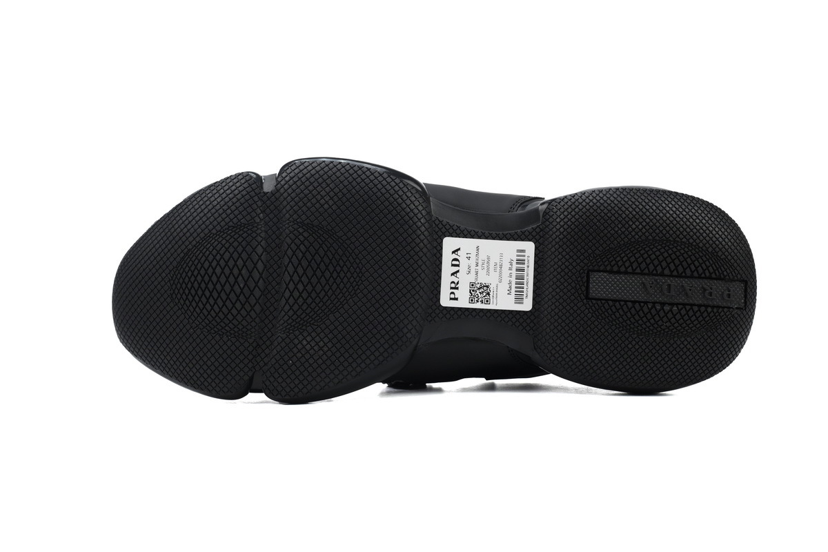 Prada Cloudbust Velcro Sneakers Black