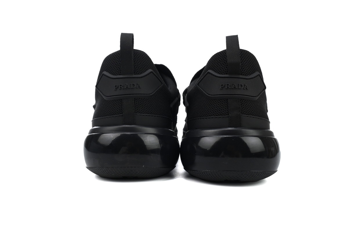 Prada Cloudbust Velcro Sneakers Black
