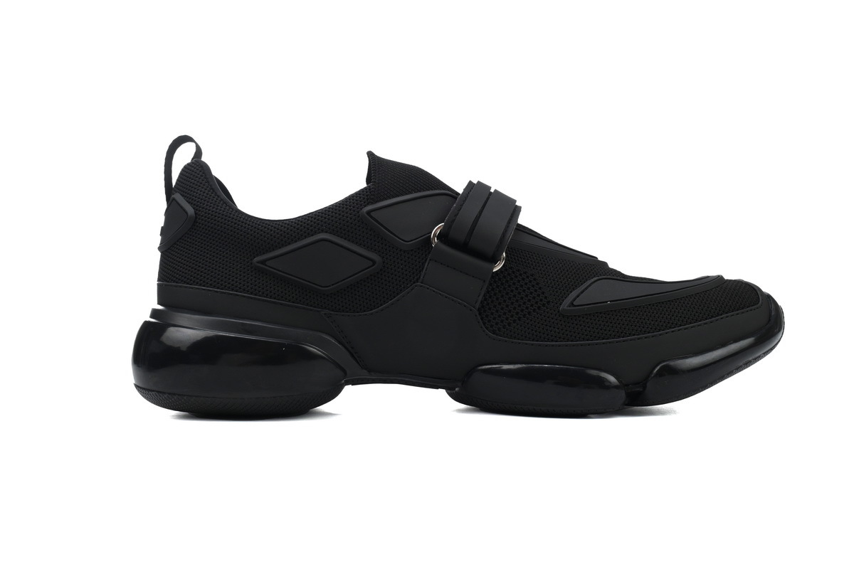 Prada Cloudbust Velcro Sneakers Black