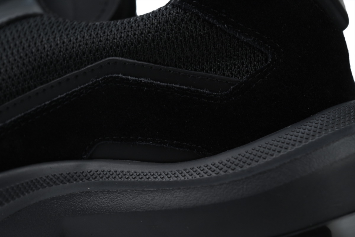 Prada Collision Technical Fabric Sneakers Black